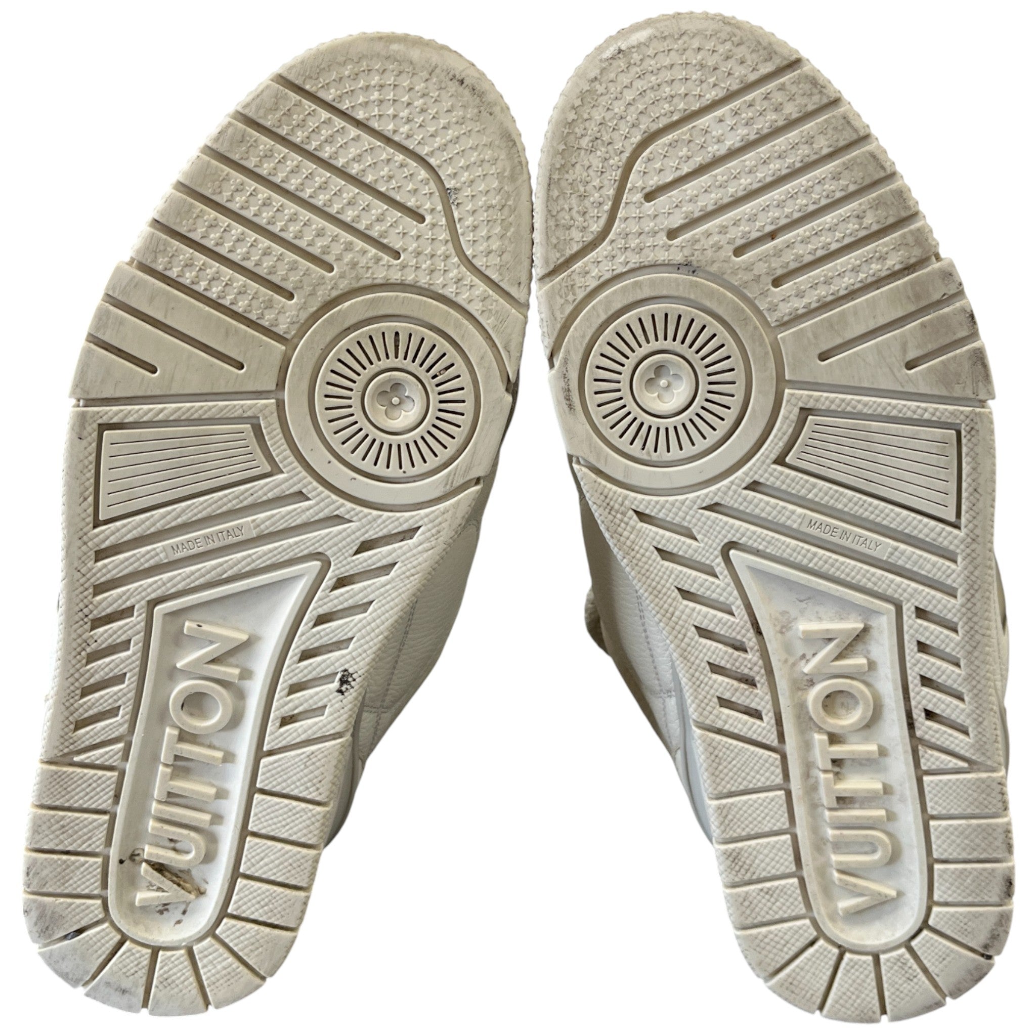 Men's Lv Skate Low Trainers Cream Size EU 40 / UK 6