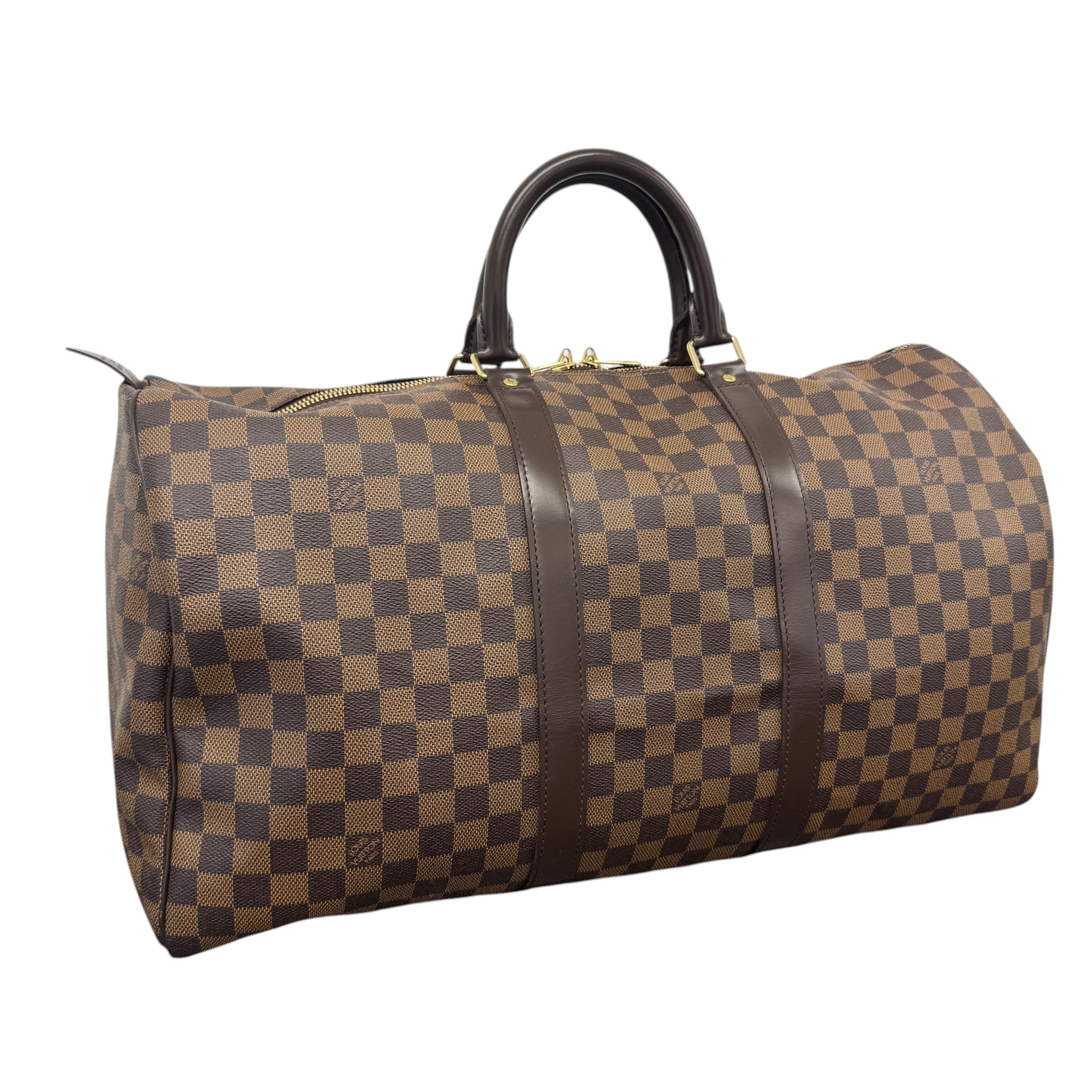 Men's Damier Ebene Keepall 50 Bag Brown
