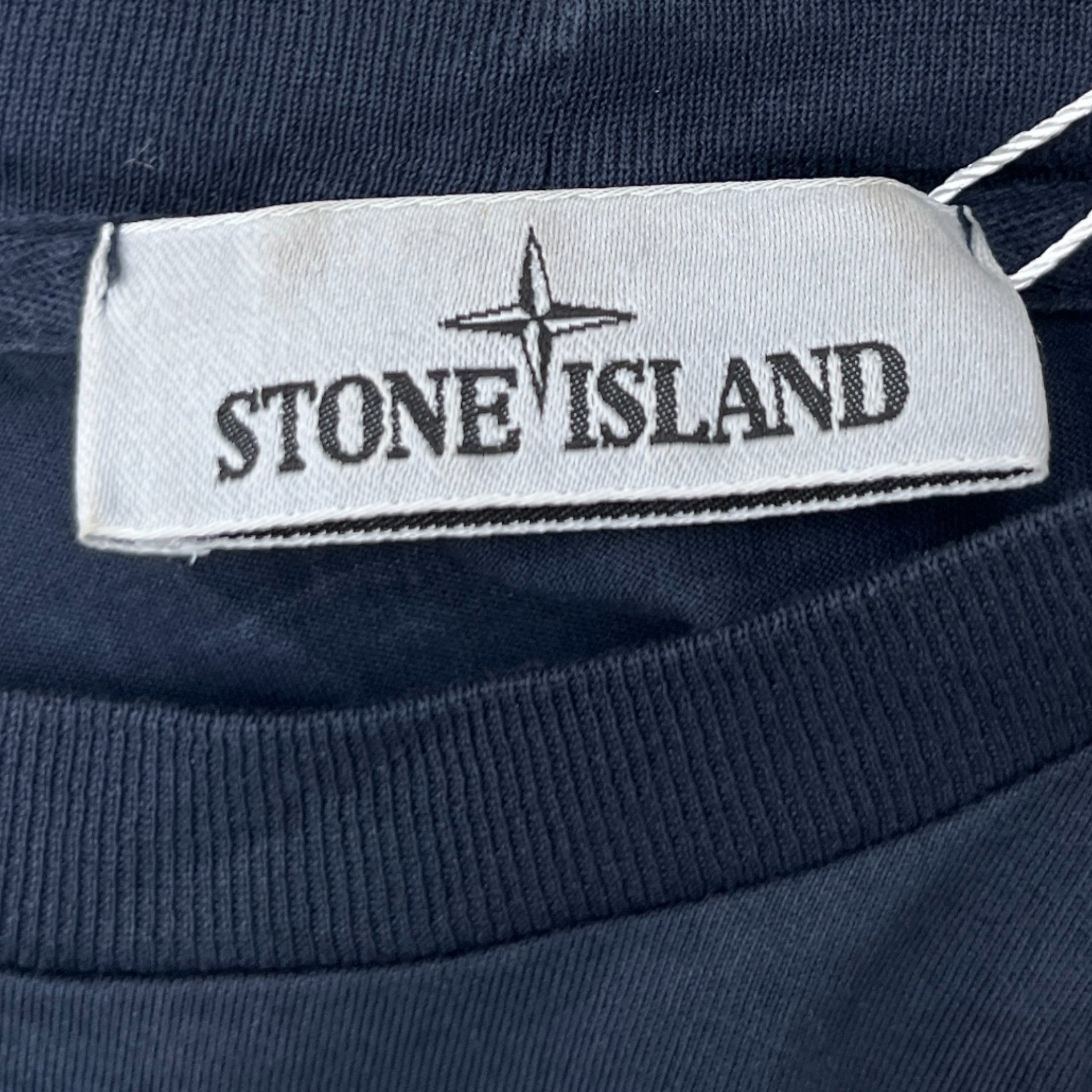 Men's Embroidered Logo T-Shirt Navy Size M