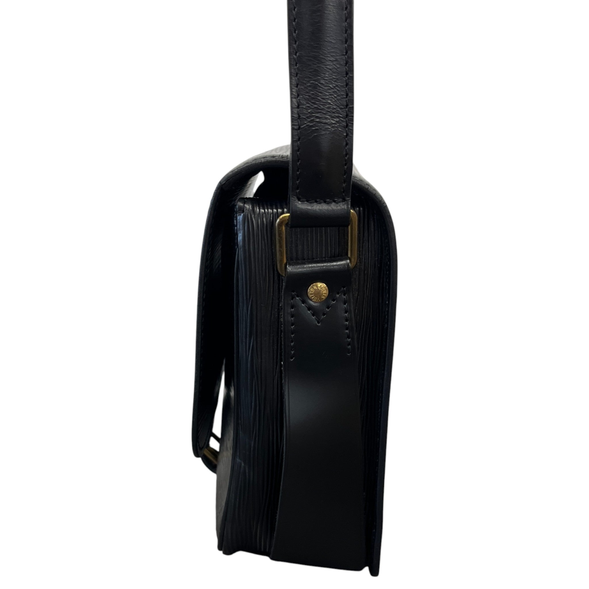 Women's Epi Cartouchiere Mm Bag Black