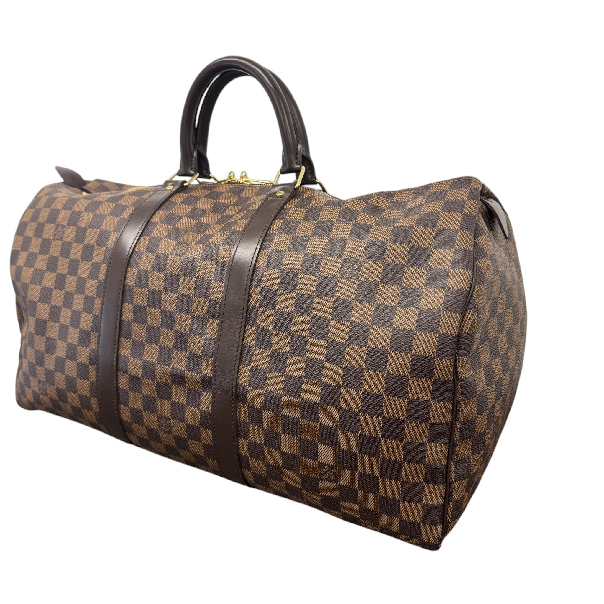 Men's Damier Ebene Keepall 50 Bag Brown
