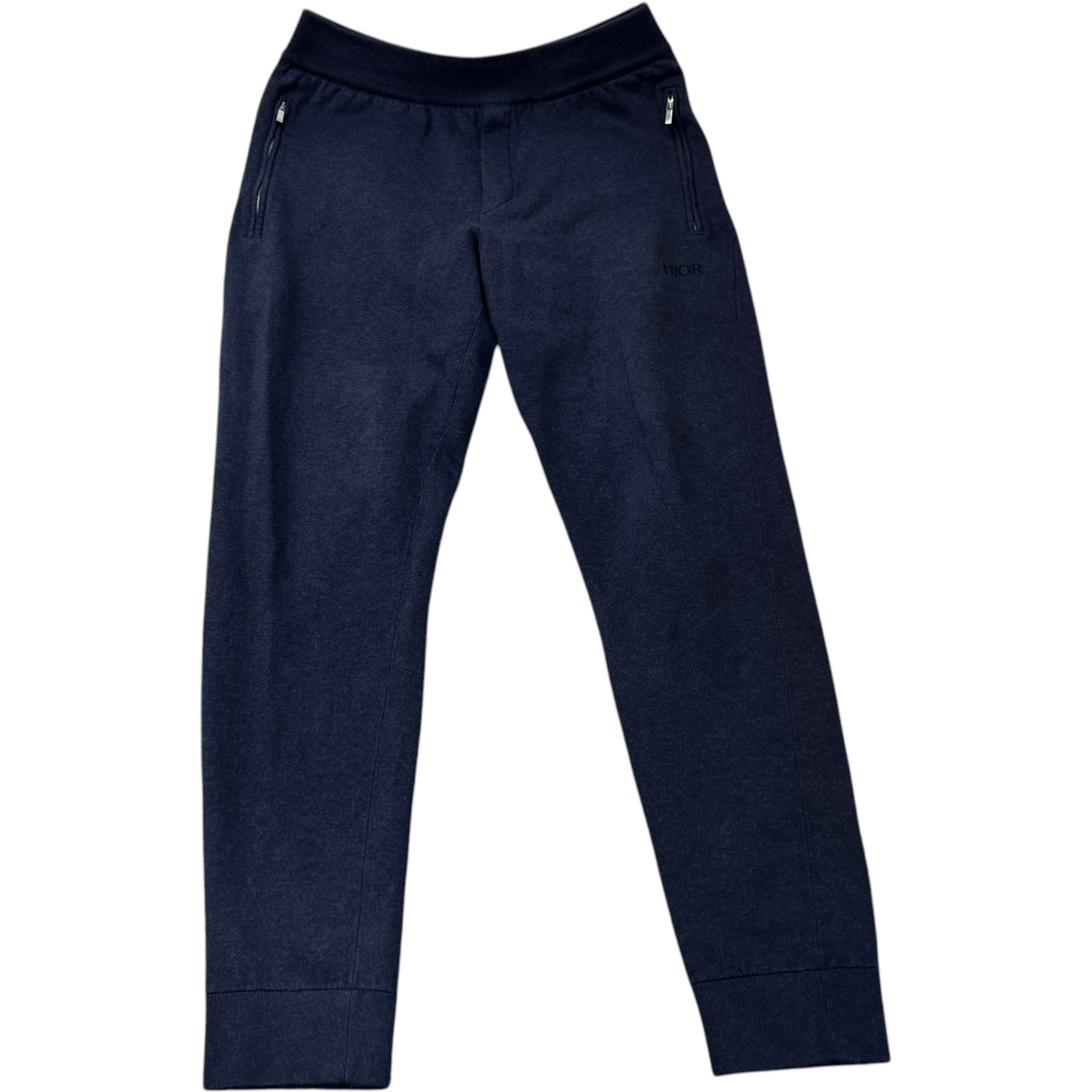 Men's Embroidered Logo Joggers Navy Size M