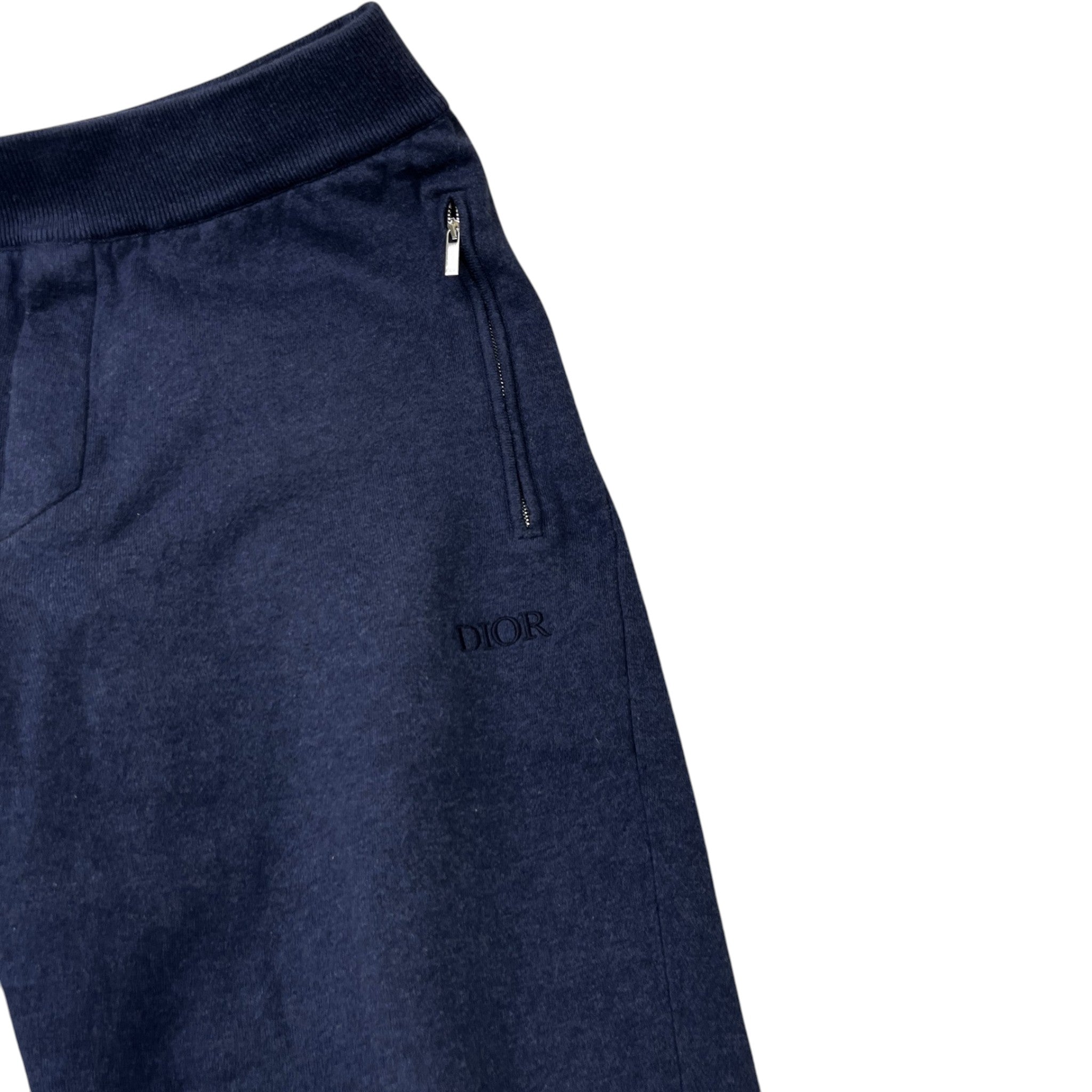 Men's Embroidered Logo Joggers Navy Size M