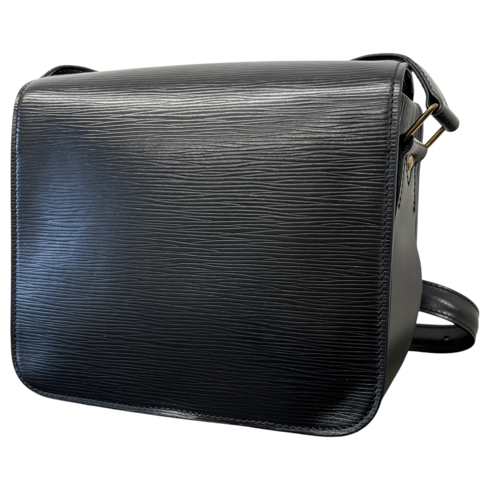 Women's Epi Cartouchiere Mm Bag Black