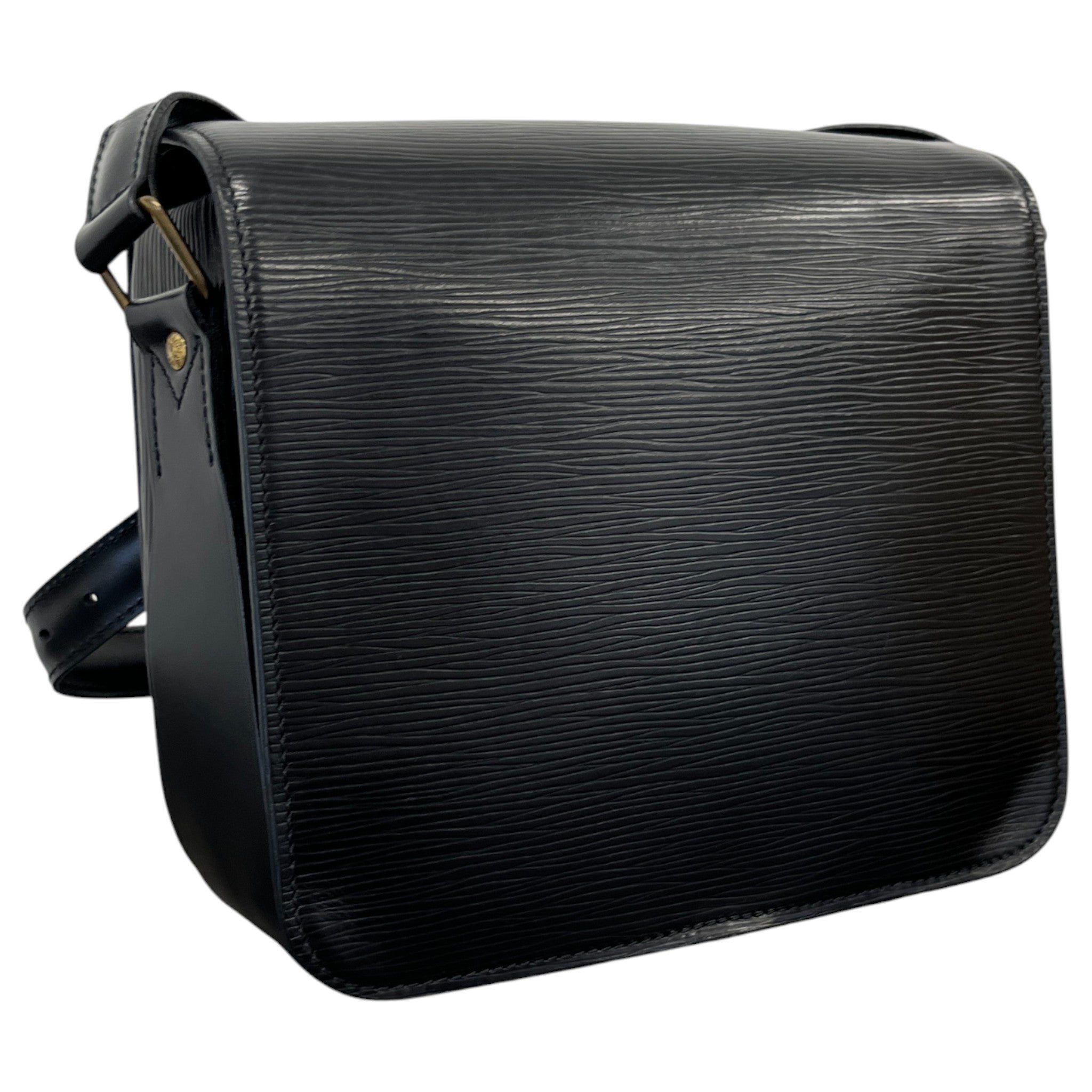 Women's Epi Cartouchiere Mm Bag Black