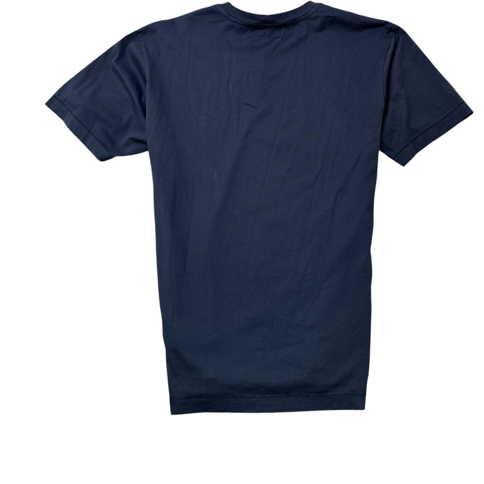 Men's Embroidered Logo T-Shirt Navy Size M