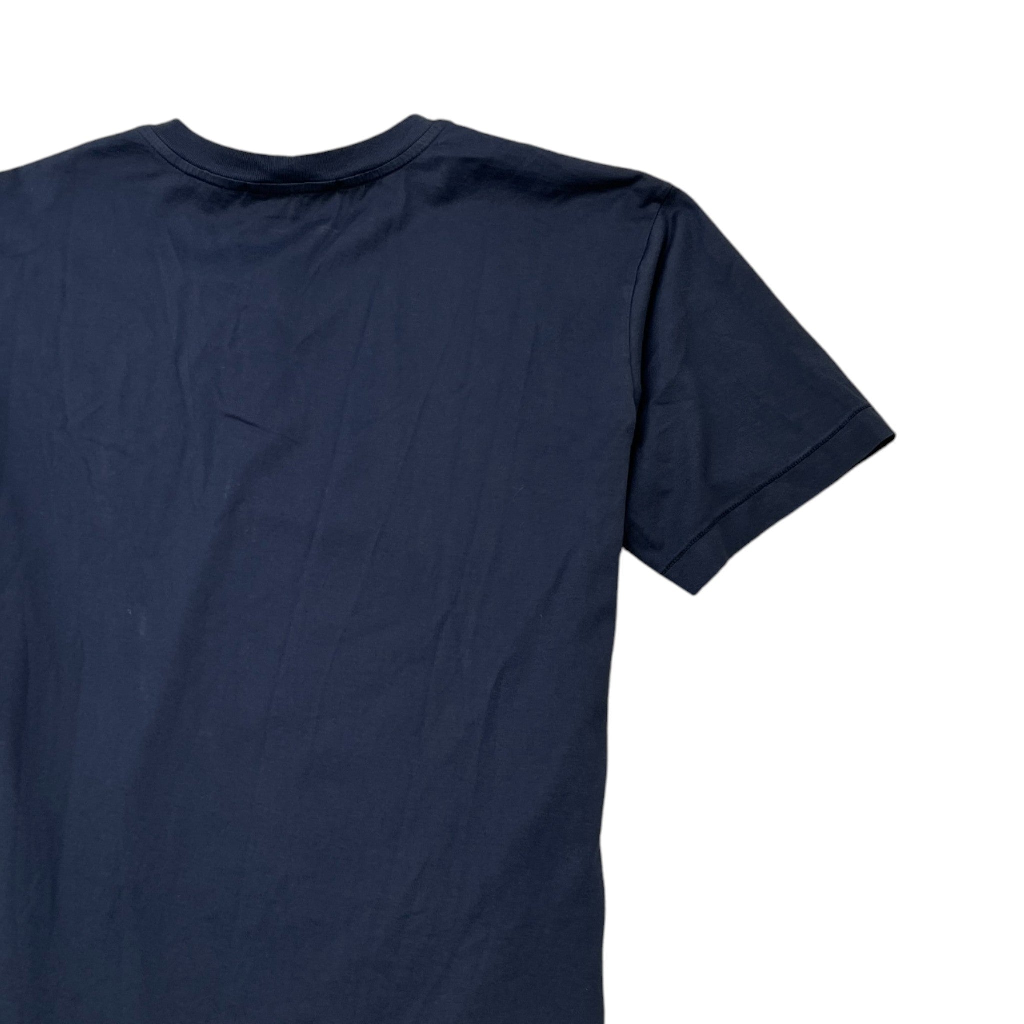 Men's Embroidered Logo T-Shirt Navy Size M