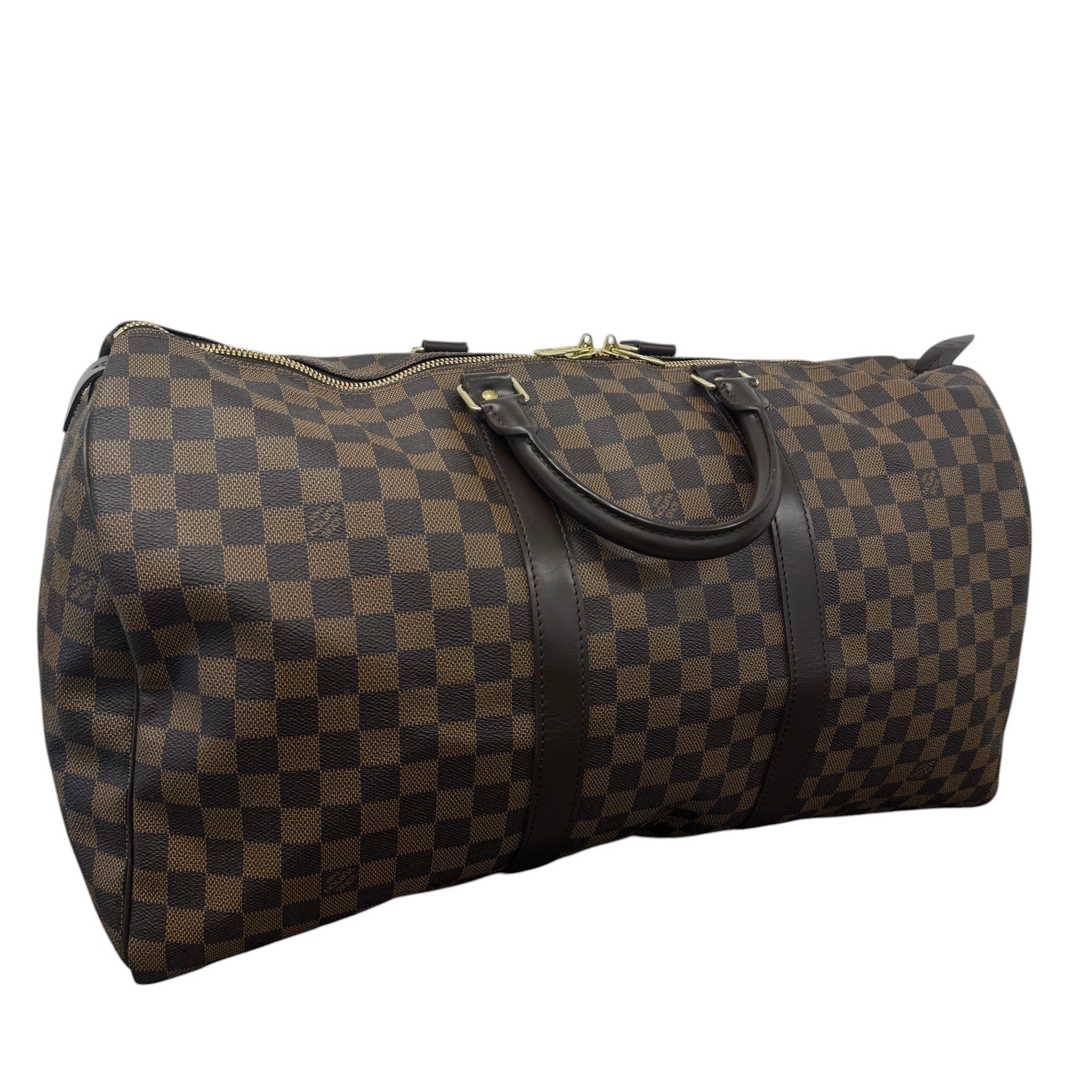 Men's Damier Ebene Keepall 50 Bag Brown