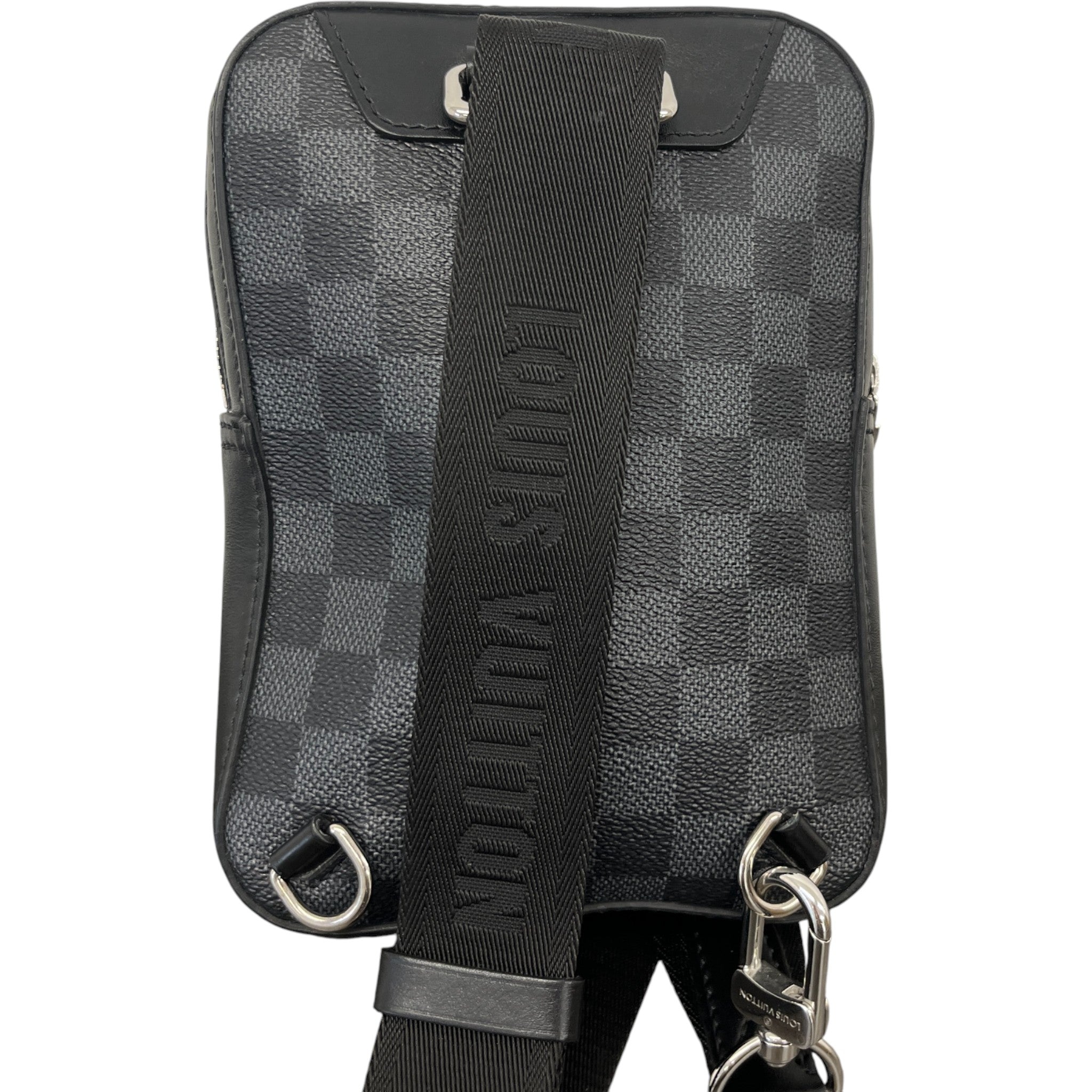 Men's Damier Graphite 3D Amazone Sling Messenger Bag Black