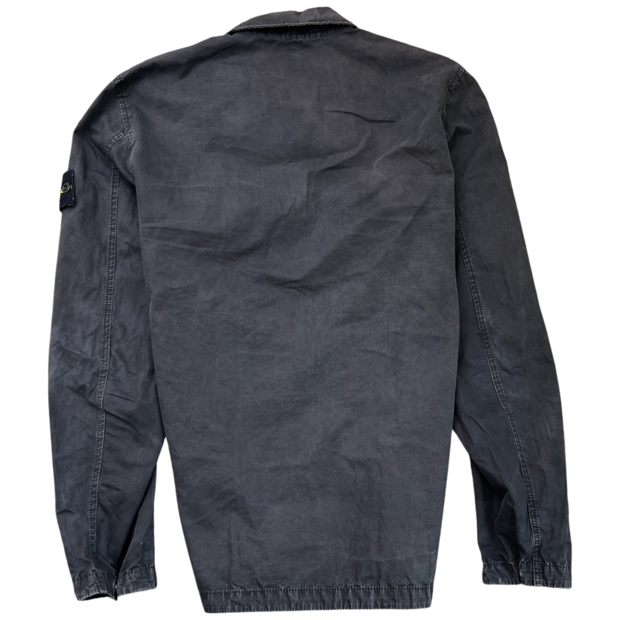 Men's Applique Logo OverShirt Black Size S