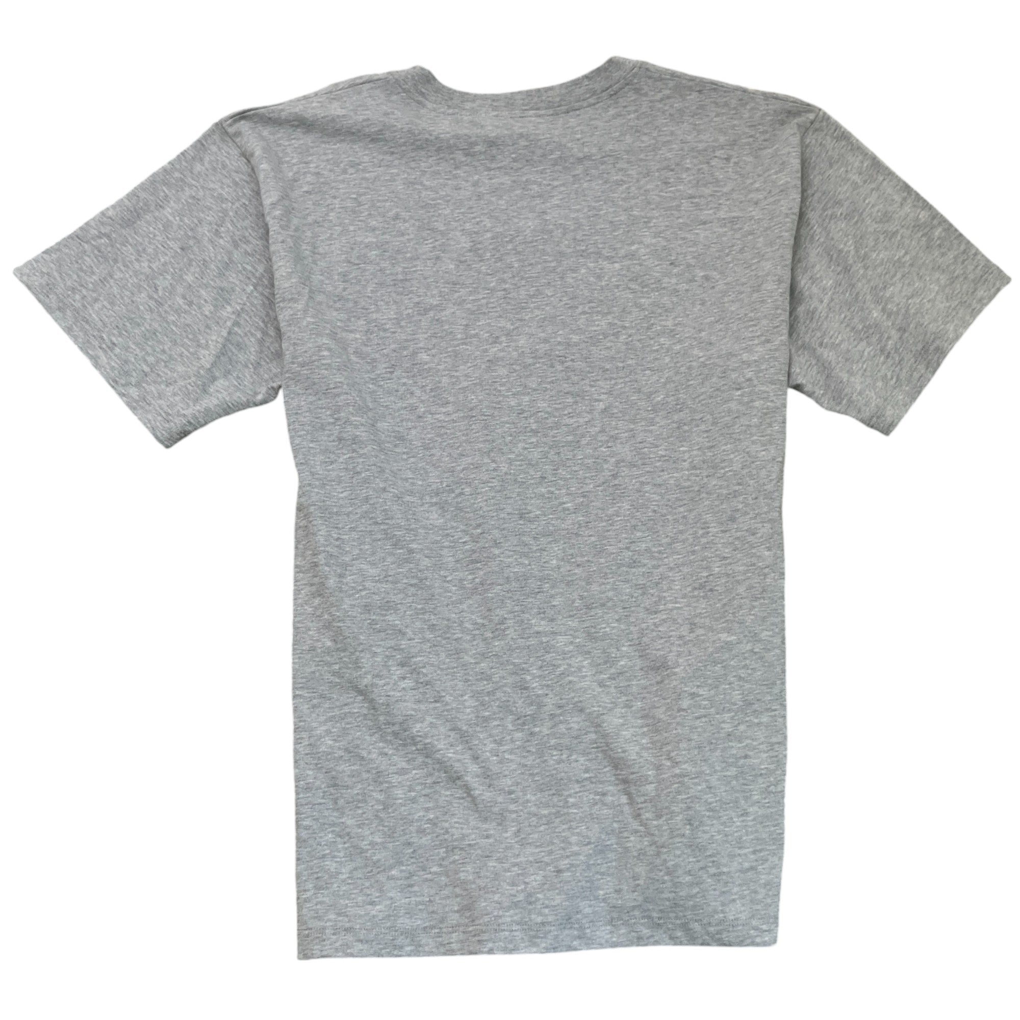 Men's Embroidered Logo T-Shirt Grey Size M