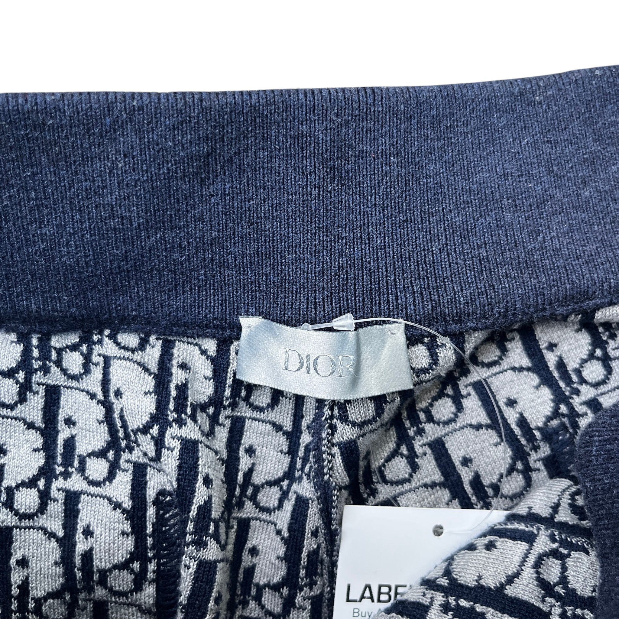 Men's Embroidered Logo Joggers Navy Size M