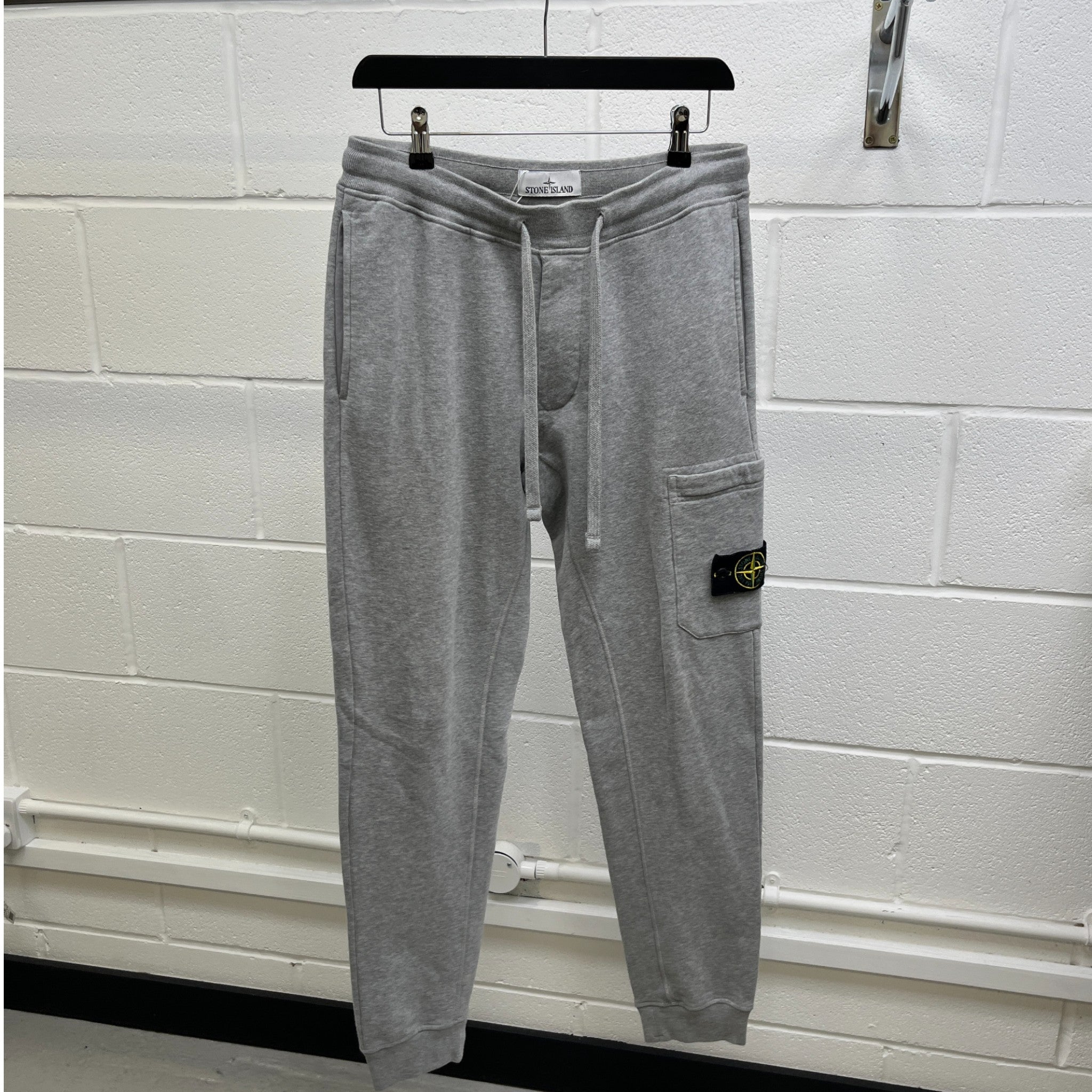 Men's Applique Logo Joggers Grey Size S