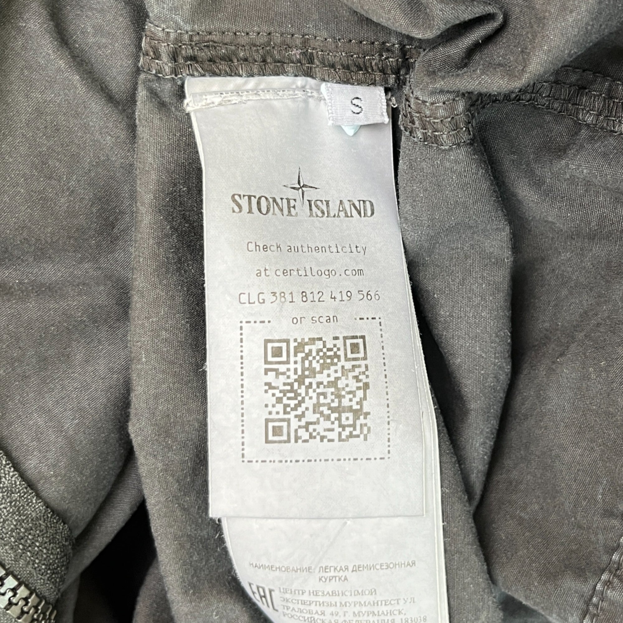 Men's Applique Logo OverShirt Black Size S