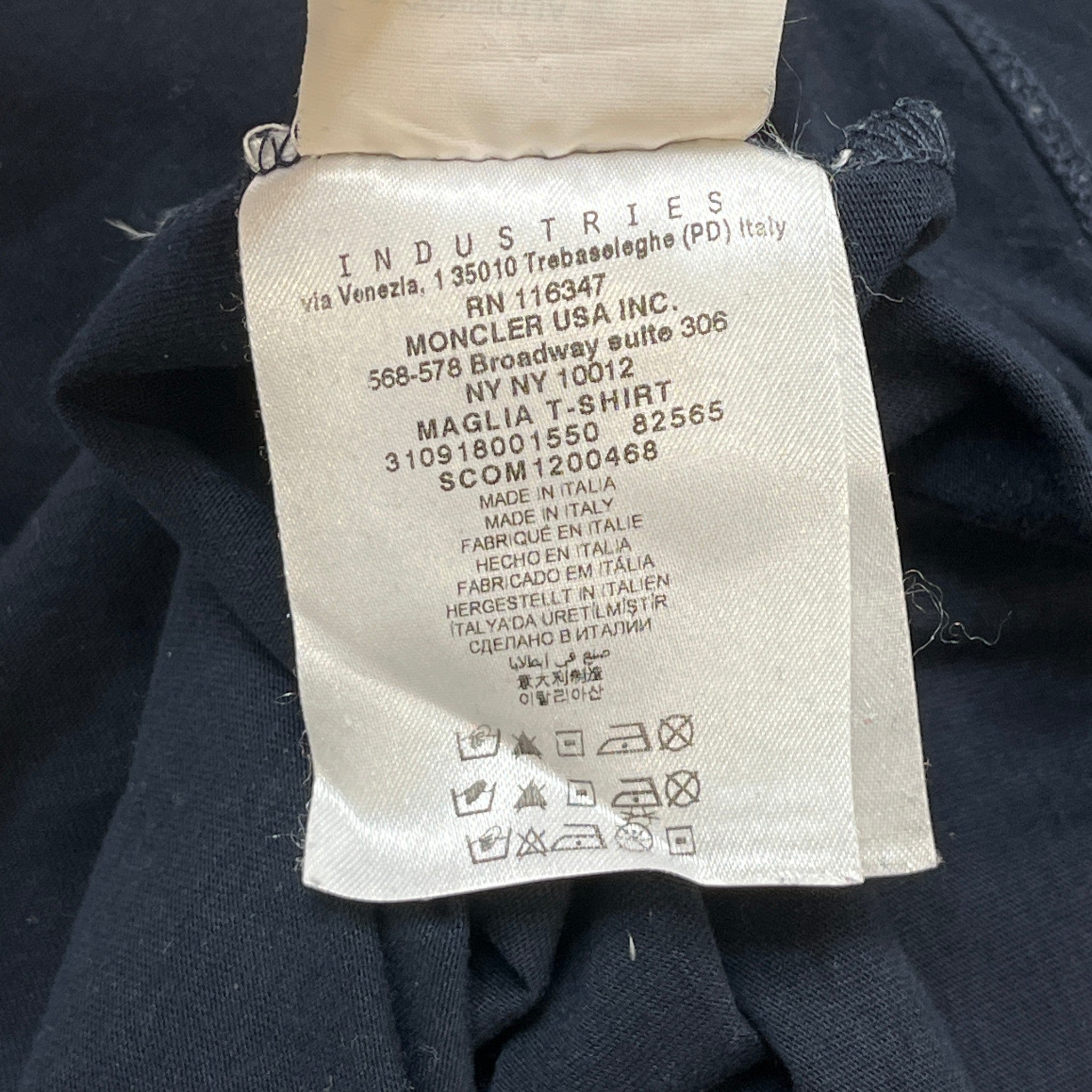 Men's Maglia T-Shirt Navy Size XL