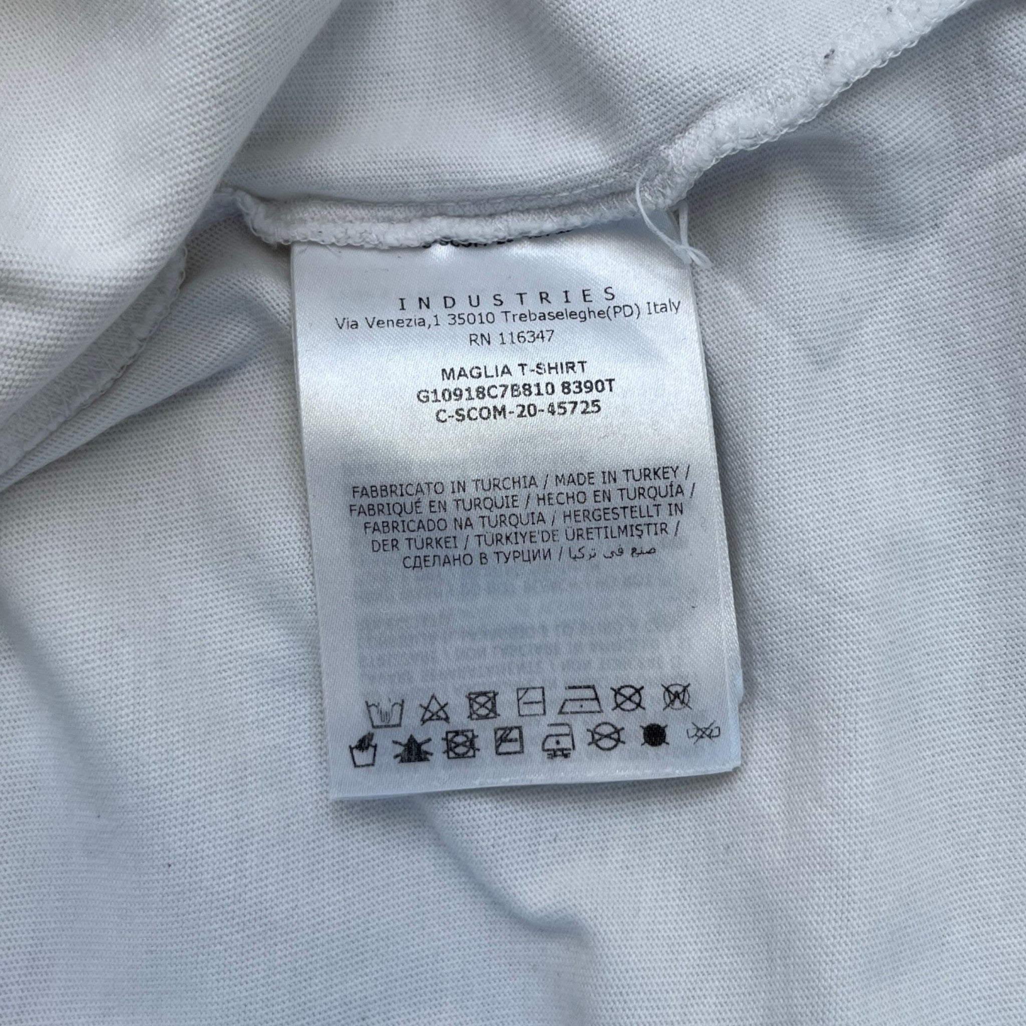 Men's Maglia T-Shirt White Size XXXL