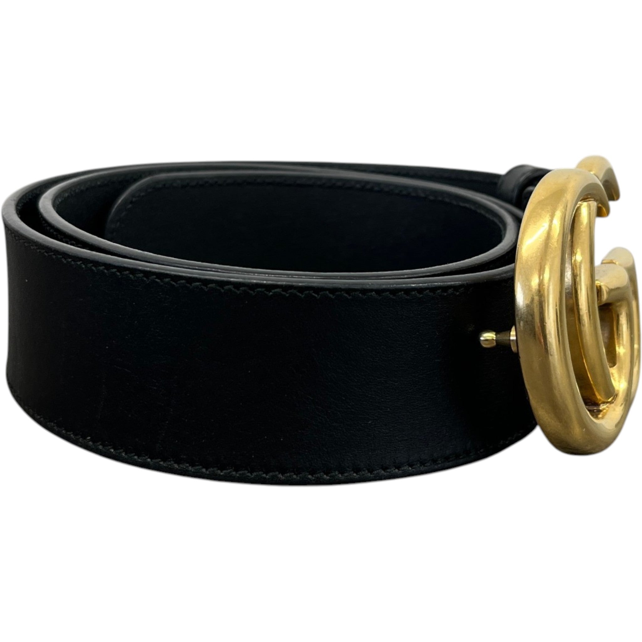Women's Gg Marmont Belt Black Size 75CM / UK 6
