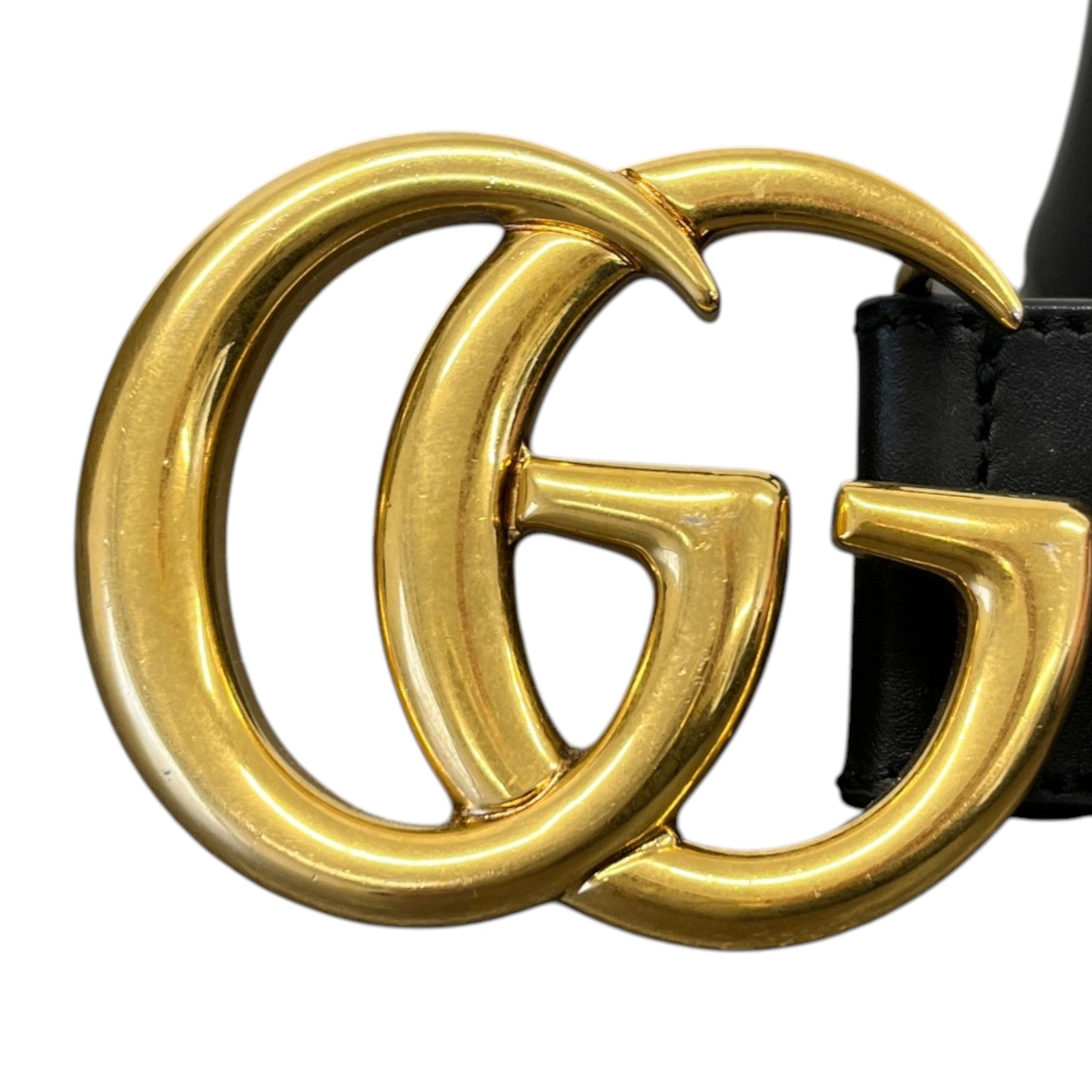 Women's Gg Marmont Belt Black Size 75CM / UK 6