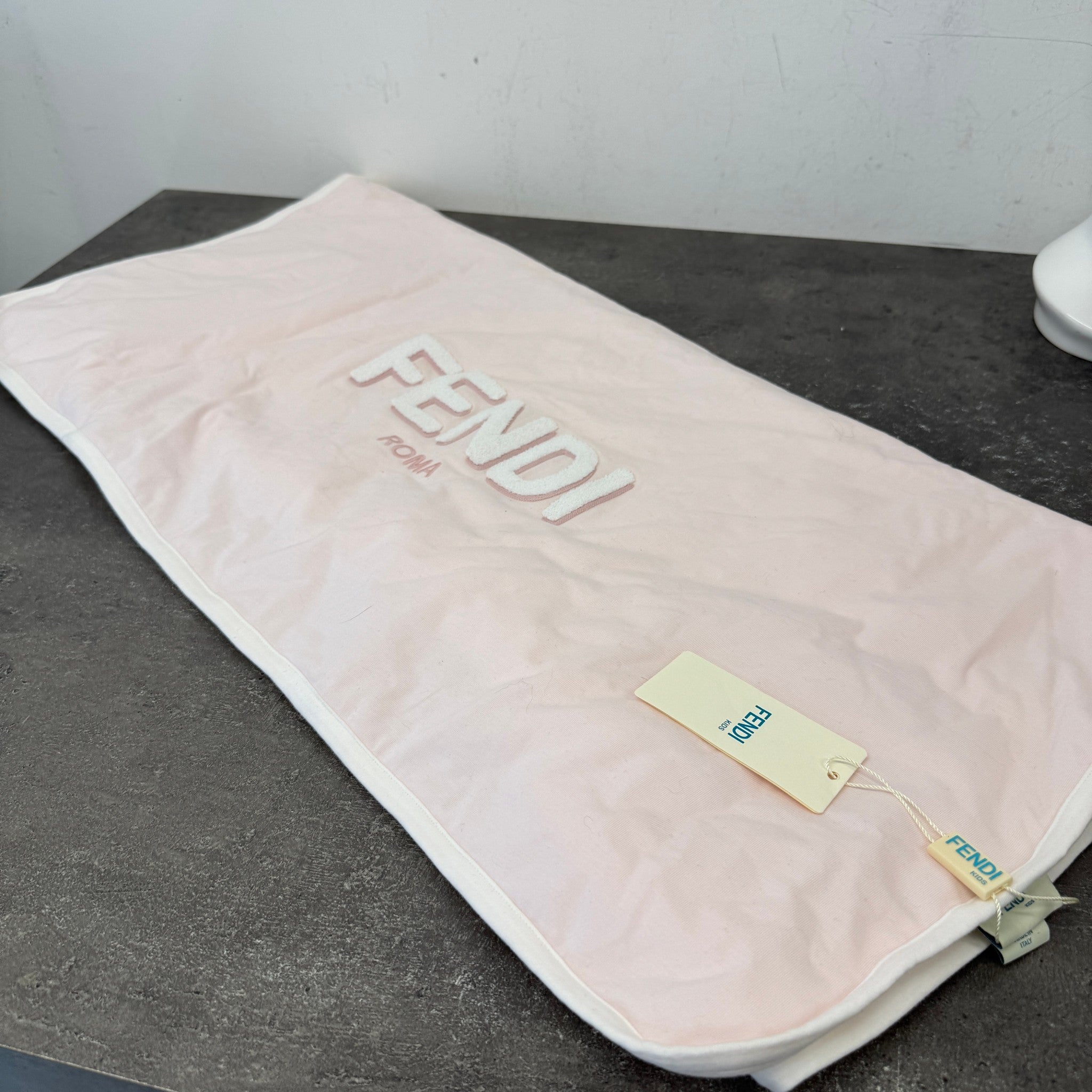 Women's Logo Patch Baby Blanket Pink