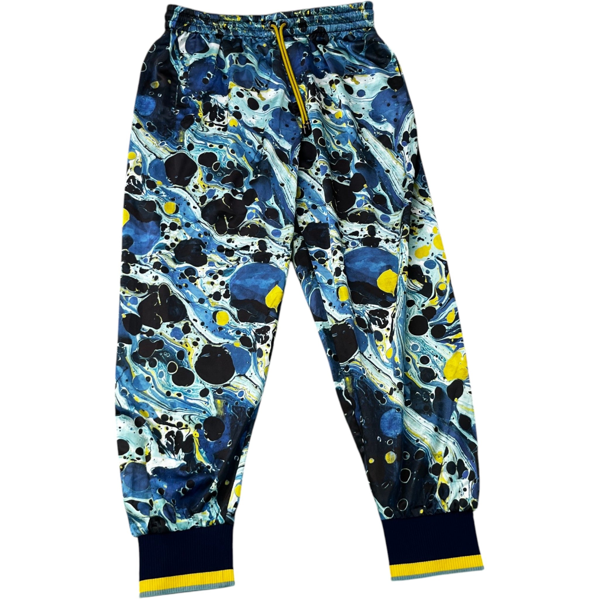 Men's Marmorizz Marbled Joggers Blue Size IT 48 / UK 32