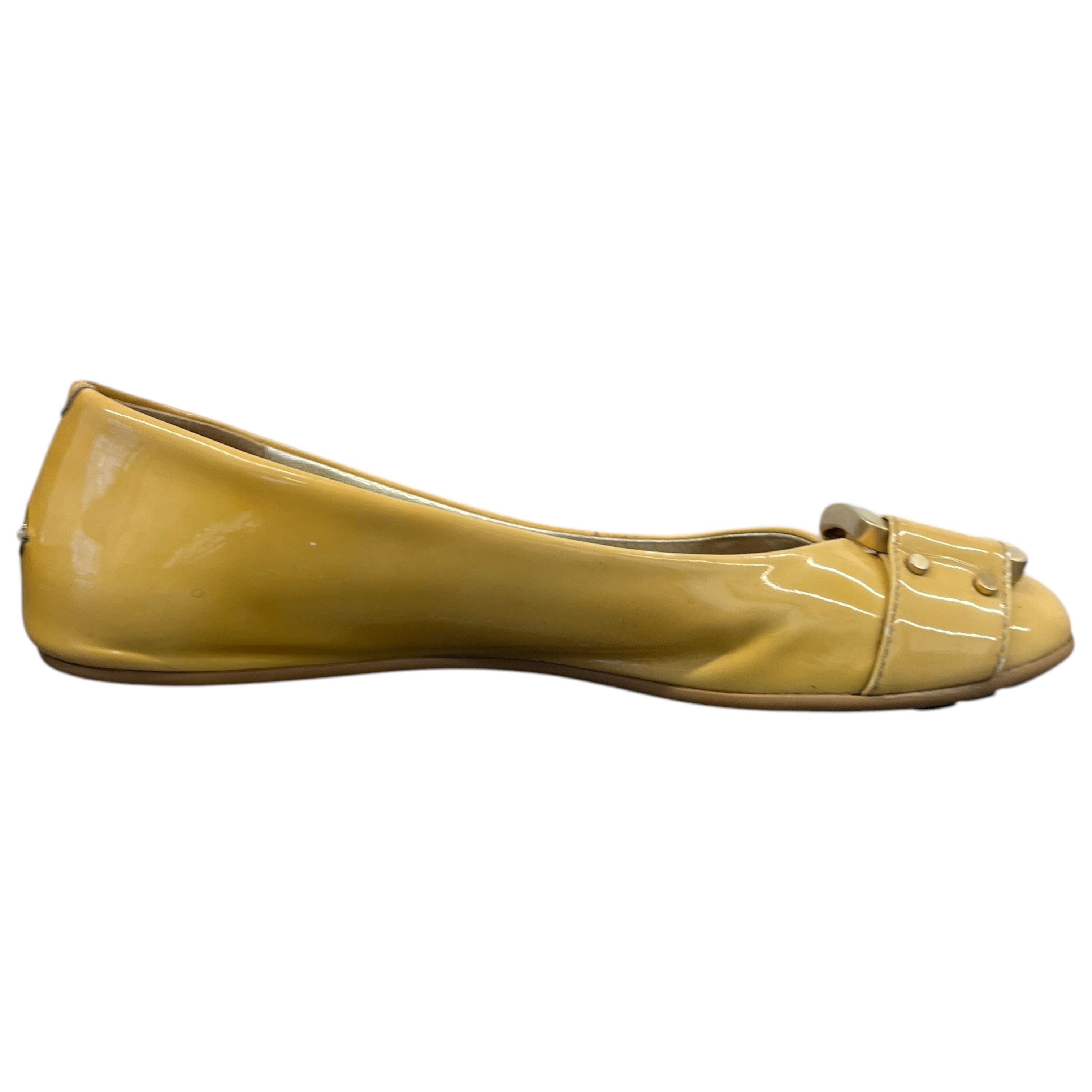 Women's Buckle Ballet Flats Mules Beige Size EU 37 / UK 4