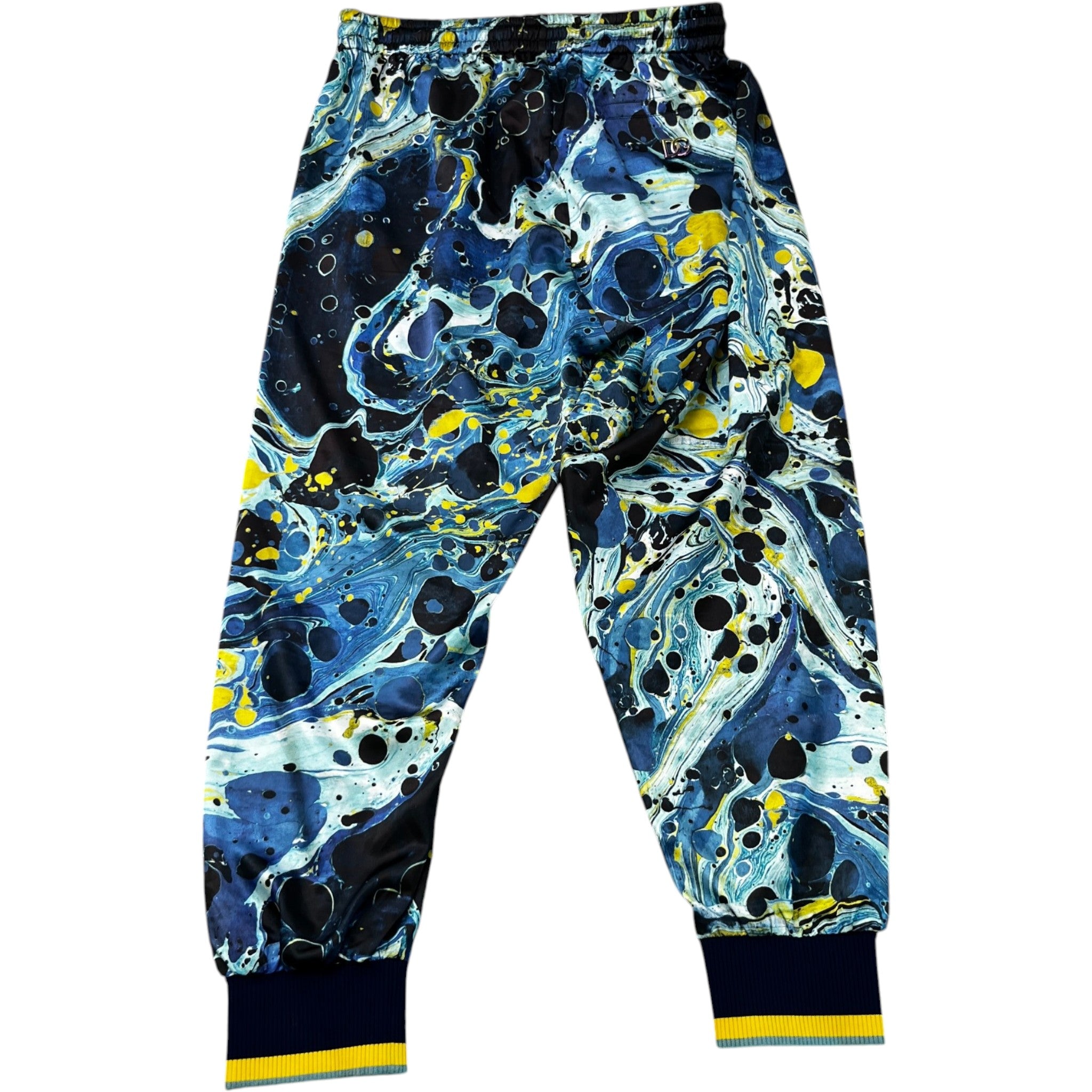Men's Marmorizz Marbled Joggers Blue Size IT 48 / UK 32