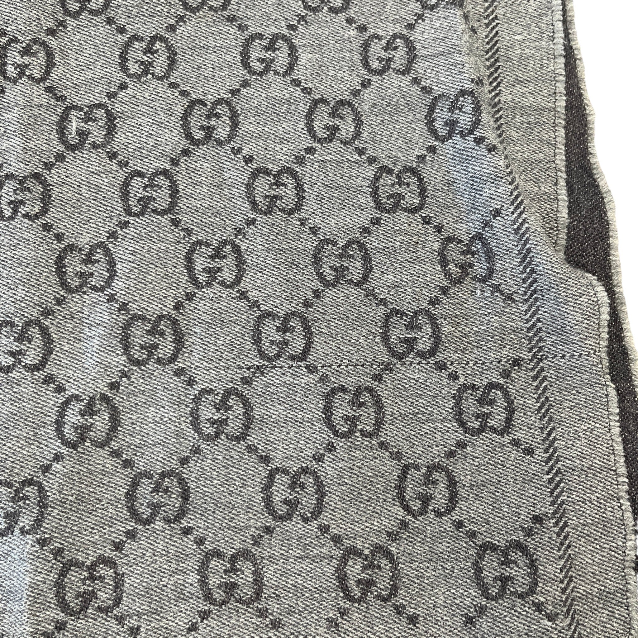 Men's Gg Supreme Scarf Grey