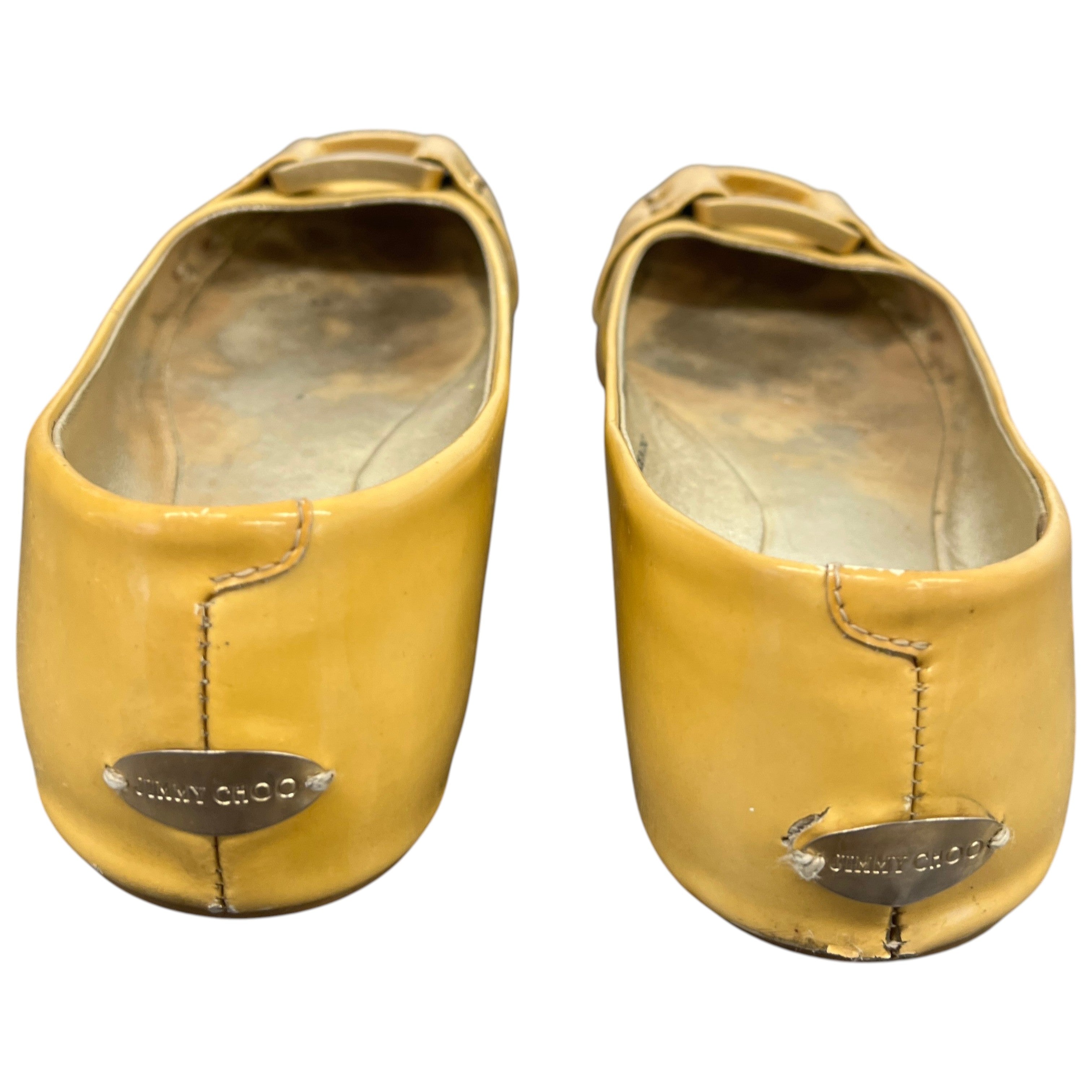 Women's Buckle Ballet Flats Mules Beige Size EU 37 / UK 4
