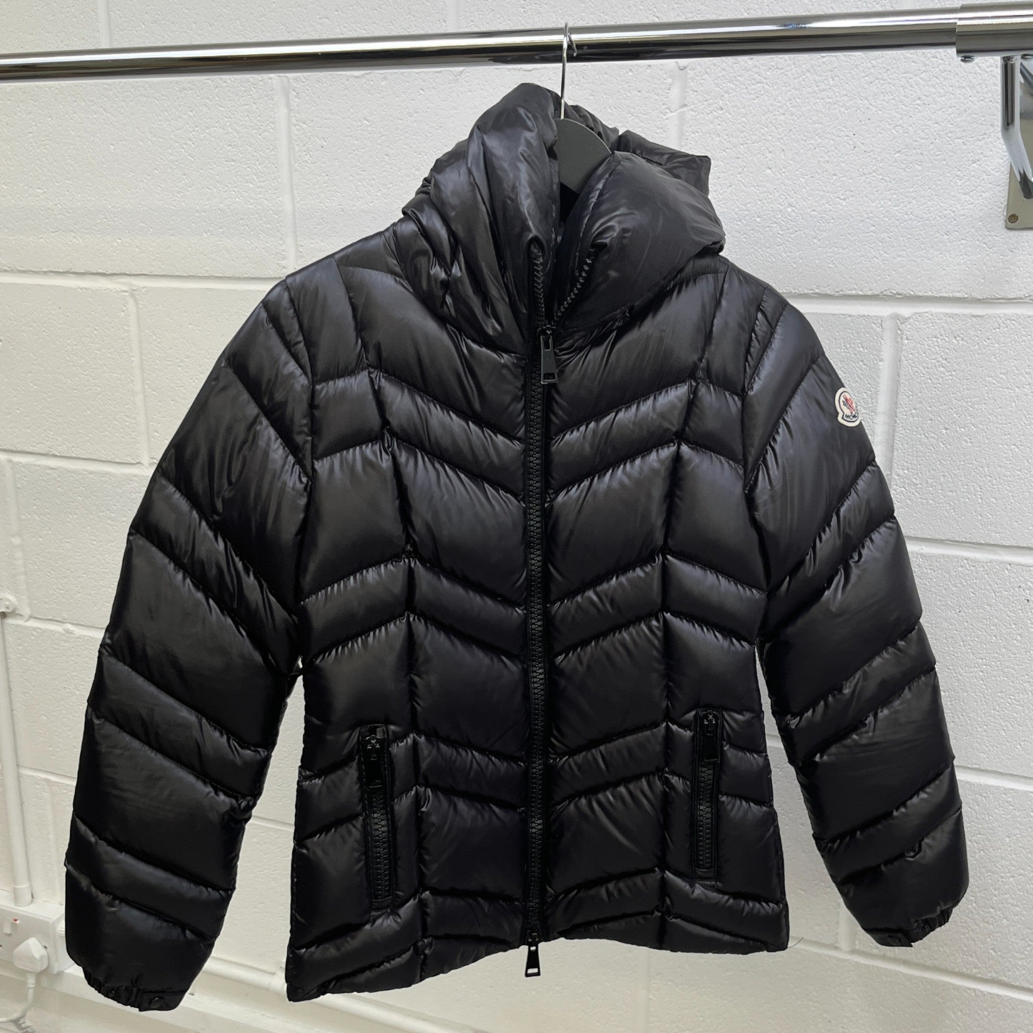 Women's Fuligule Down Jacket Black Size 1 / UK 10