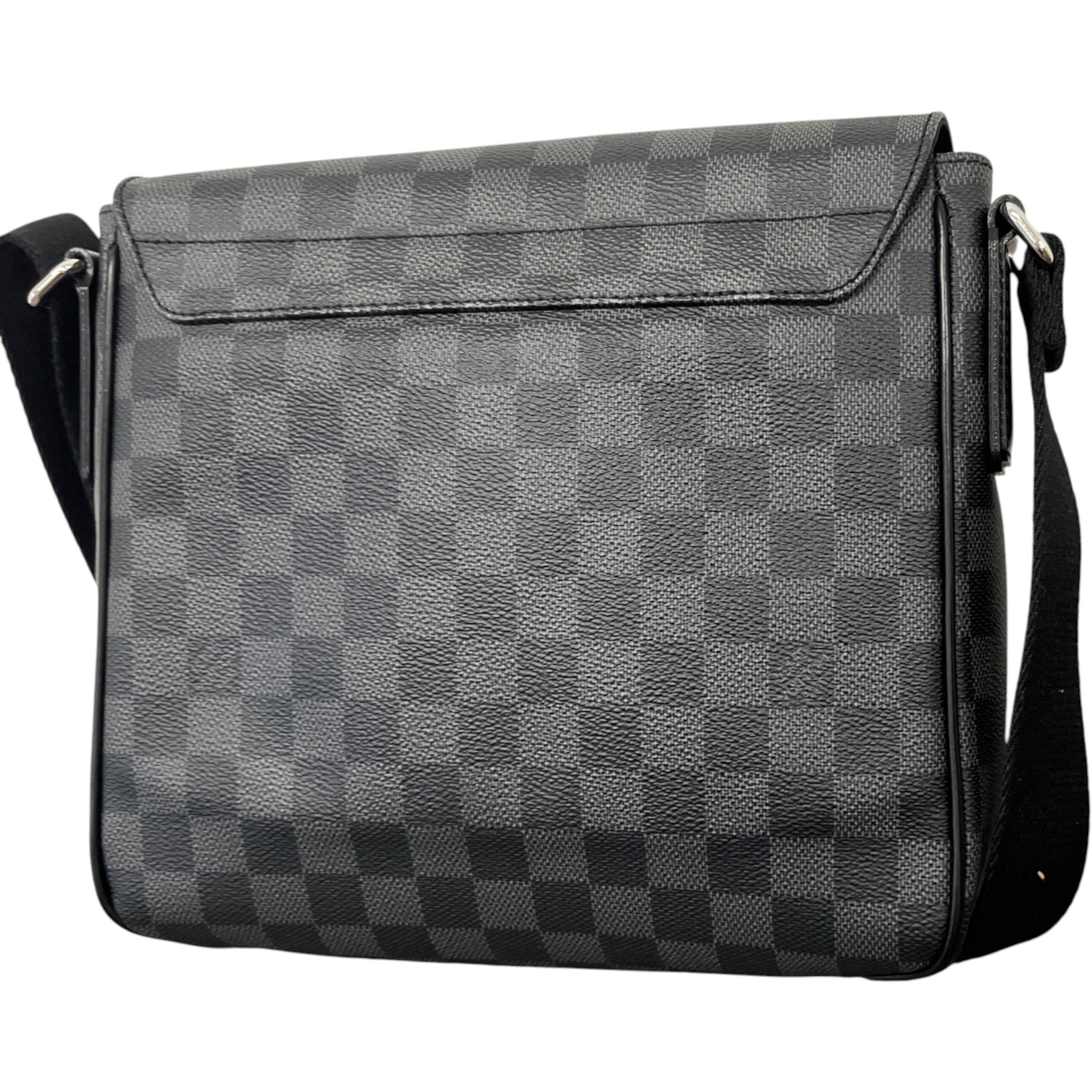 Men's Damier Graphite District Pm Messenger Bag Black