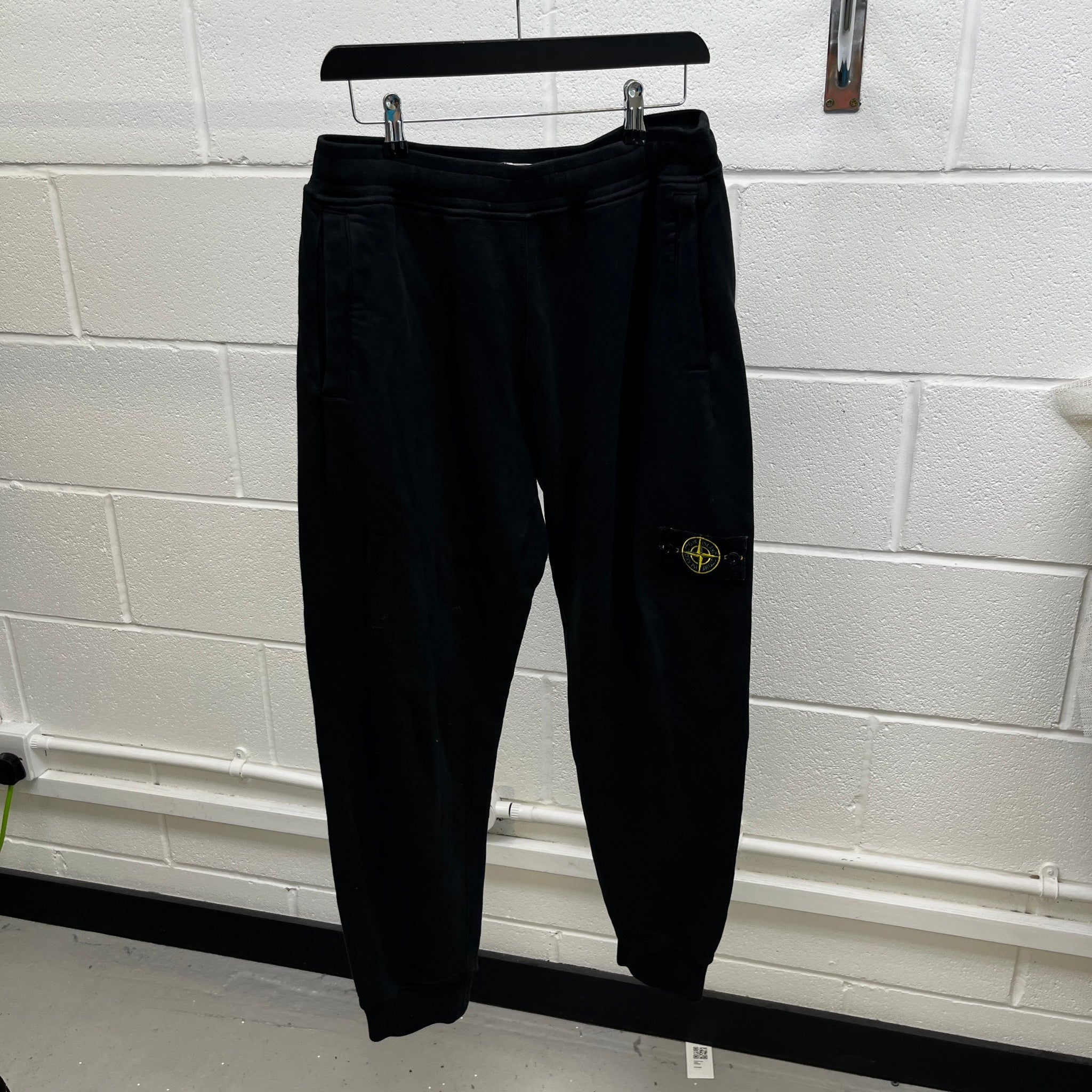 Men's Applique Logo Joggers Black Size S