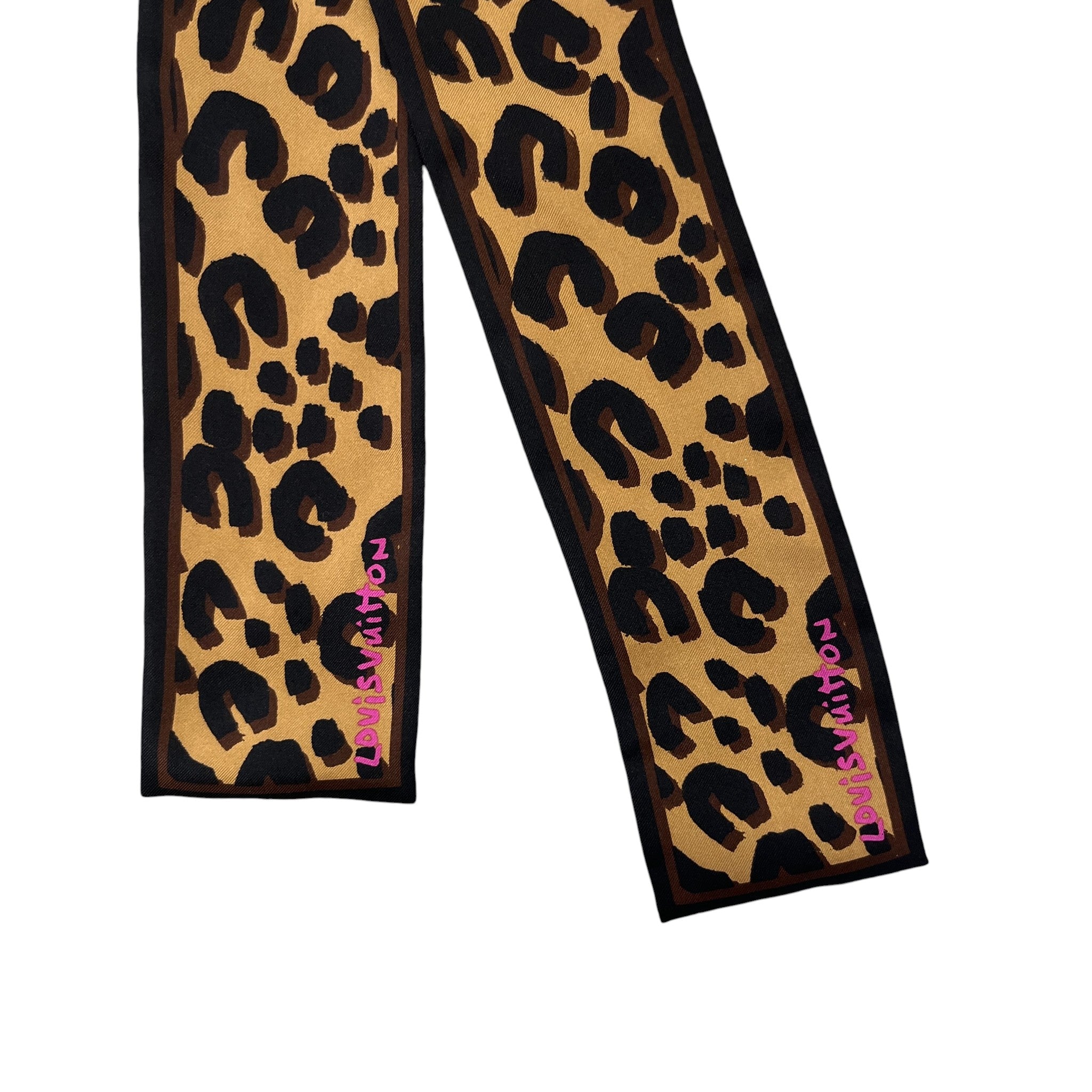 Women's Fox Fur Bandeau Scarf Black