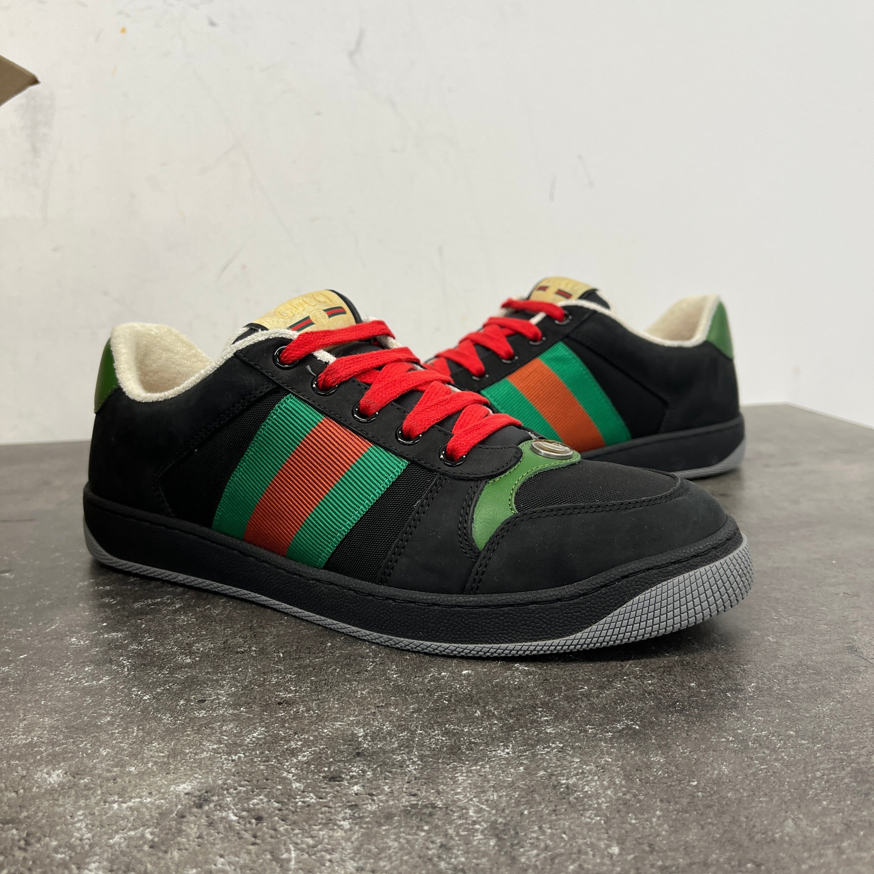 Men's Screener Low Trainers Black Size EU 40.5 / UK 6.5