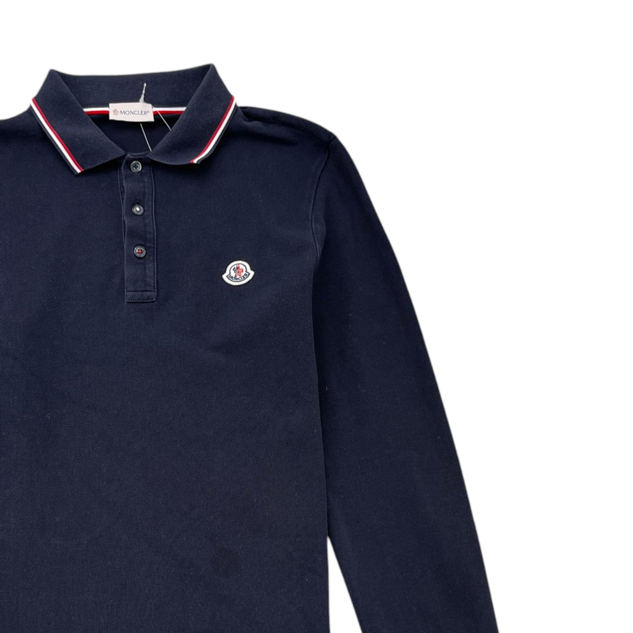 Men's Maglia Polo Shirt Navy Size S
