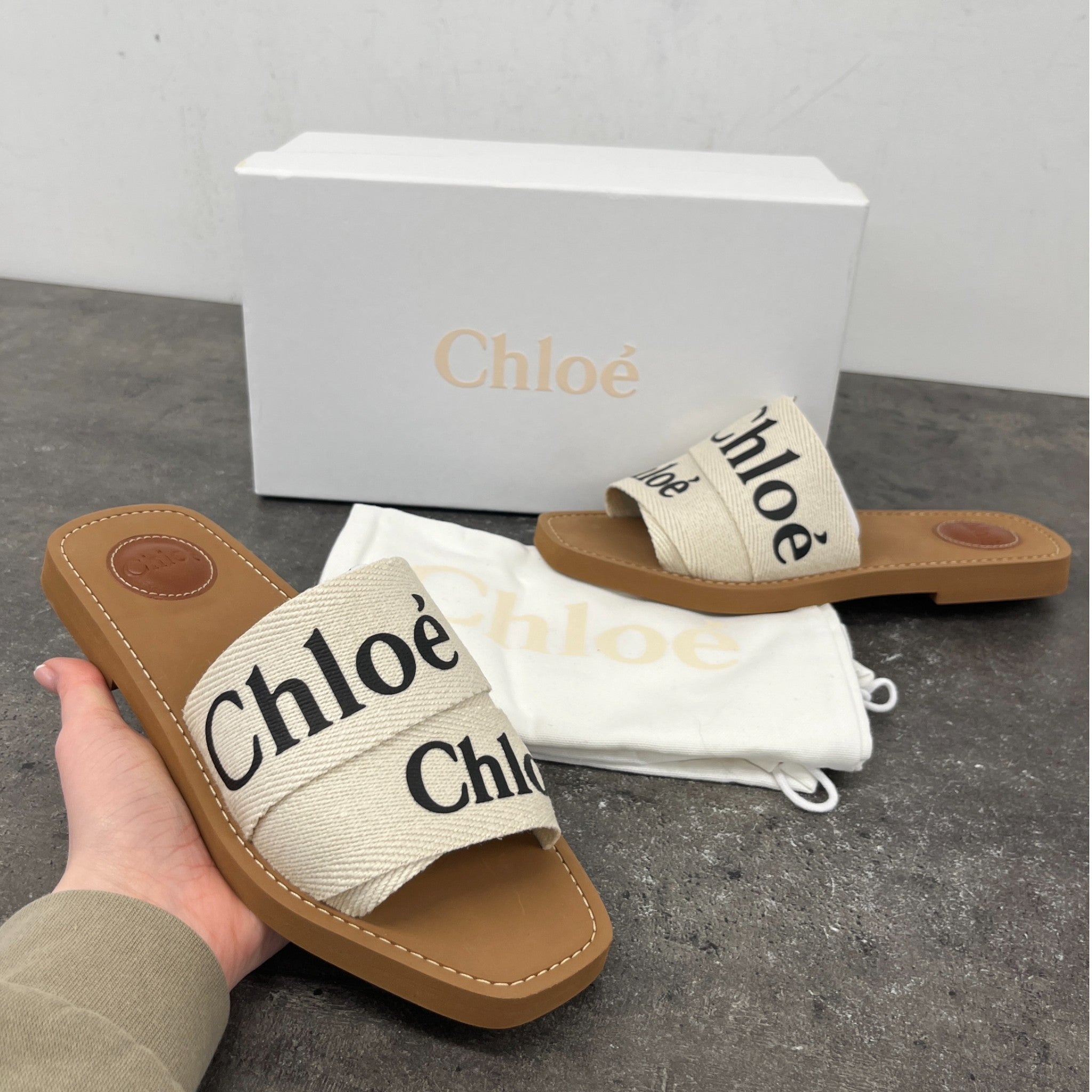 Women's Woody Sandals Beige Size EU 38 / UK 5