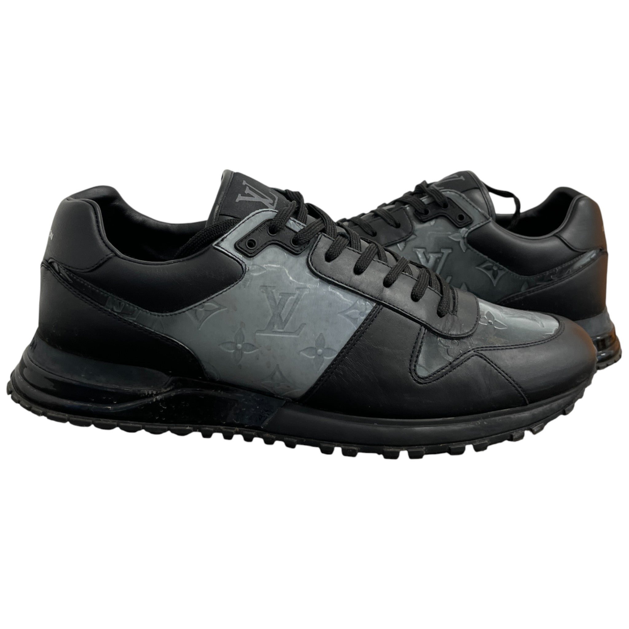 Men's Run Away Low Trainers Black Size EU 44 / UK 10
