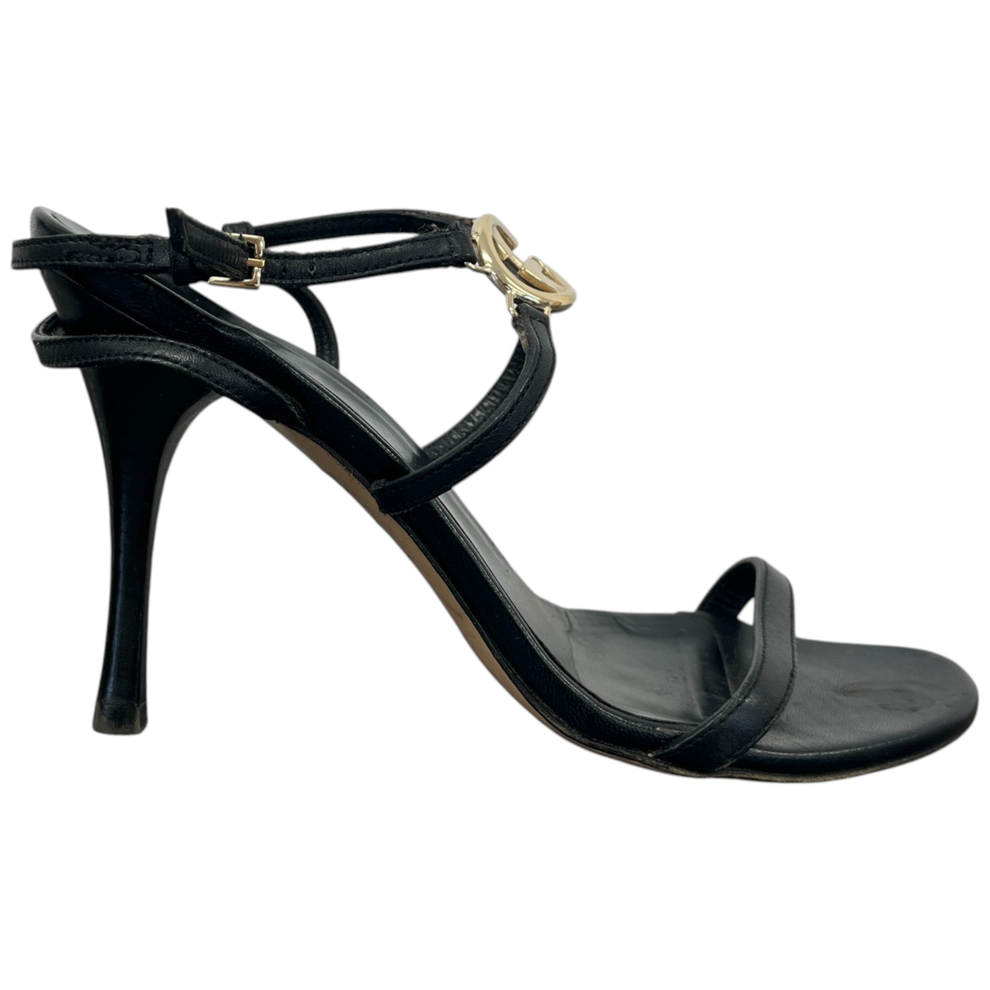 Women's Gg Ankle Strap Heels Black Size EU 36 / UK 3