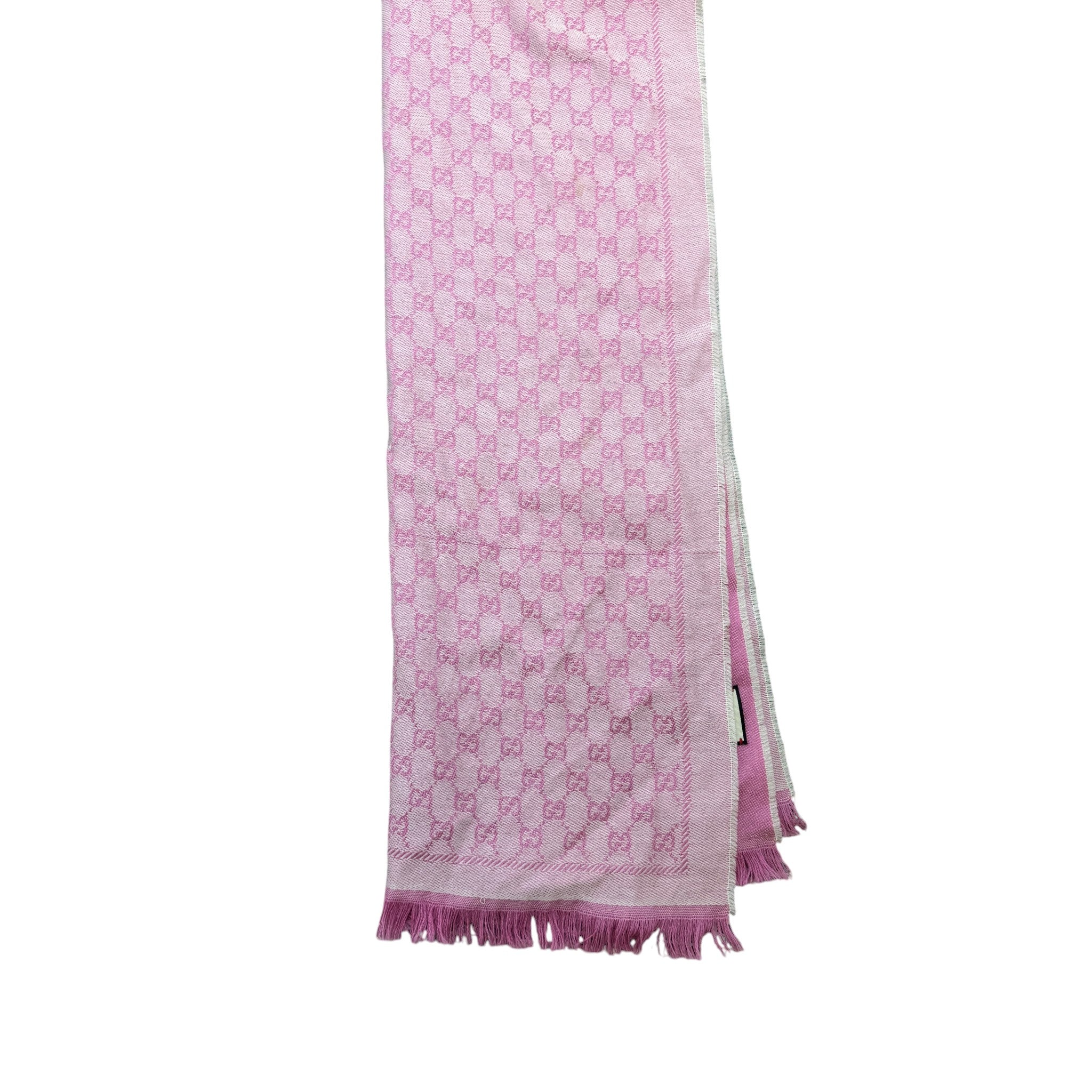 Women's Gg Jaquard Scarf Pink
