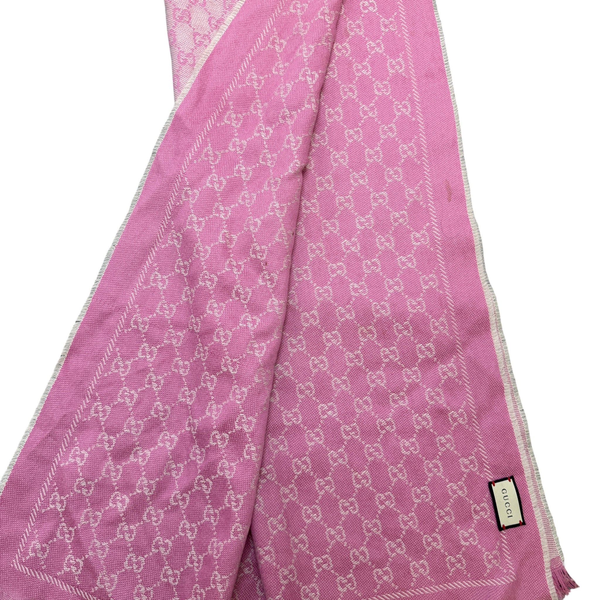 Women's Gg Jaquard Scarf Pink