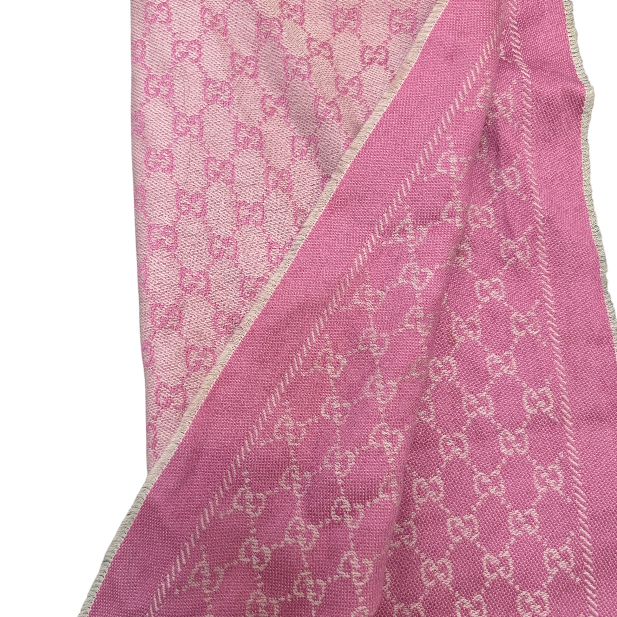 Women's Gg Jaquard Scarf Pink