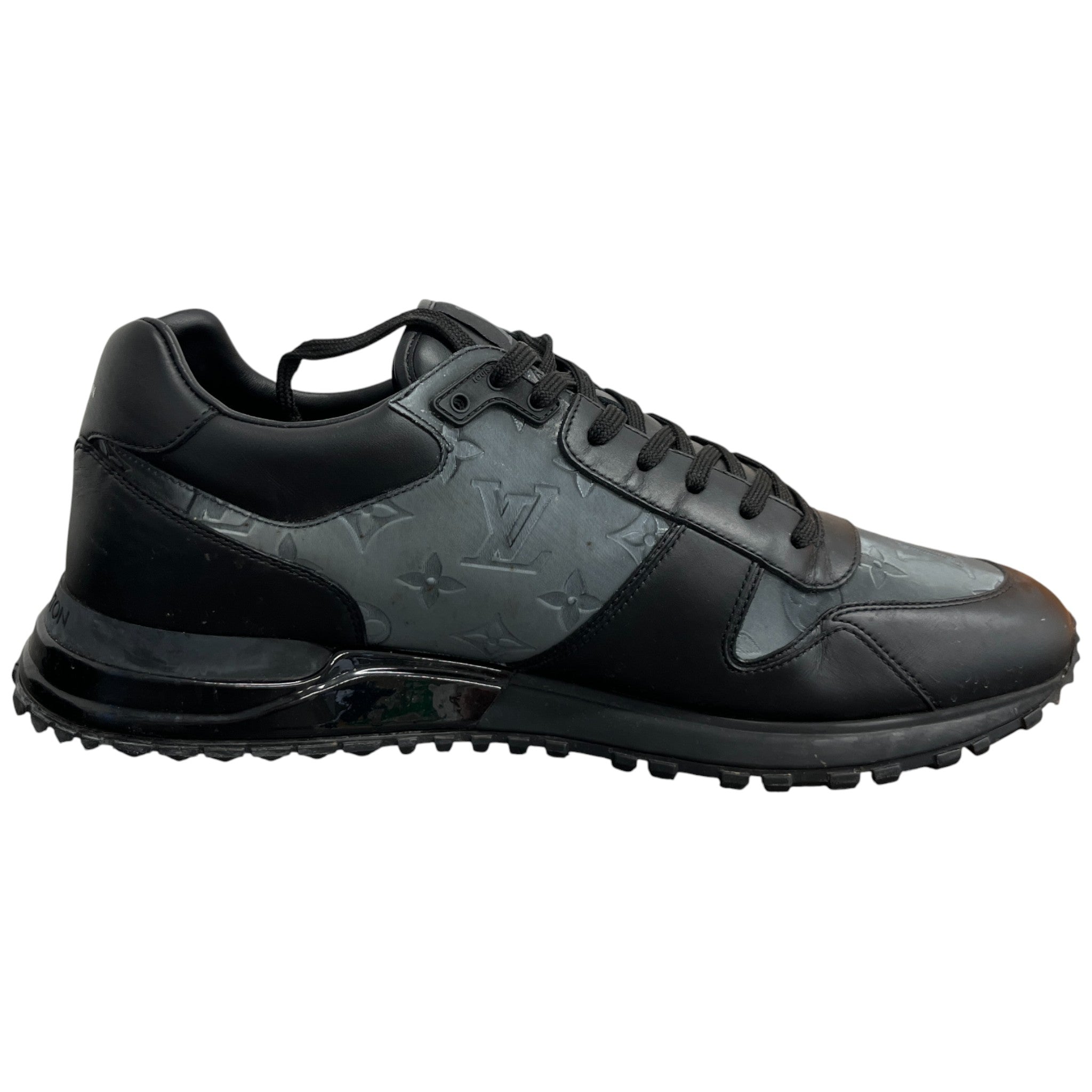 Men's Run Away Low Trainers Black Size EU 44 / UK 10