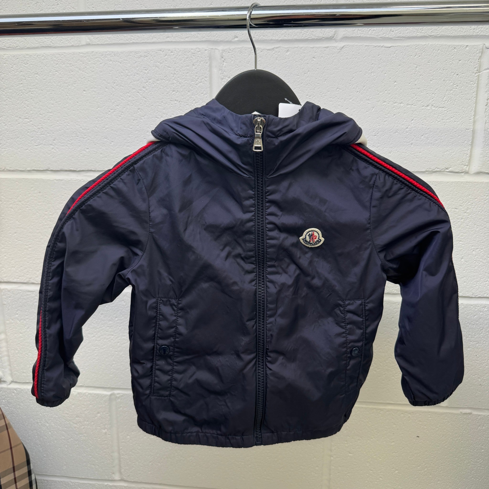 Men's Hattab Kids Age 4 Windbreaker Navy Size XXS