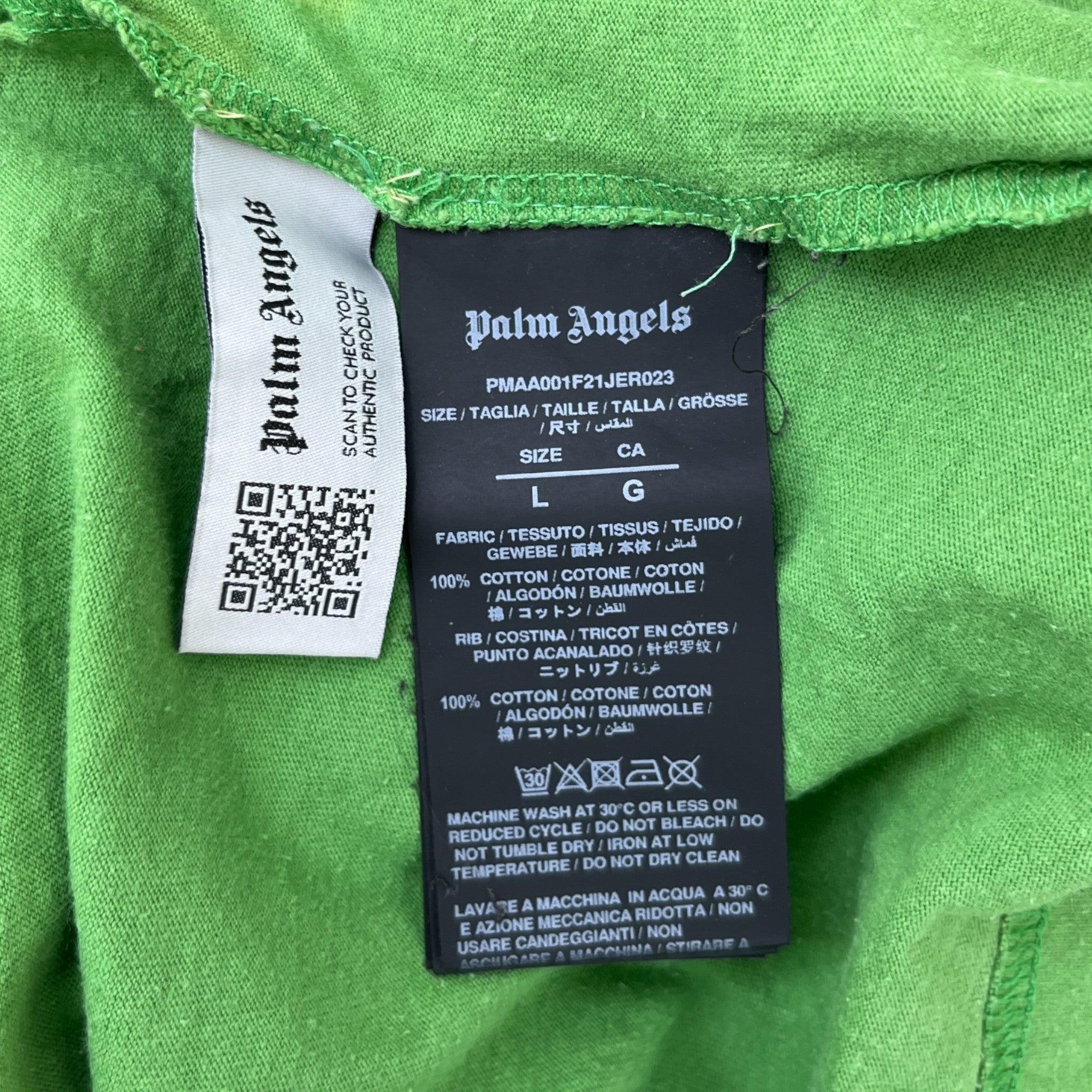 Men's Kill The Bear T-Shirt Green Size L