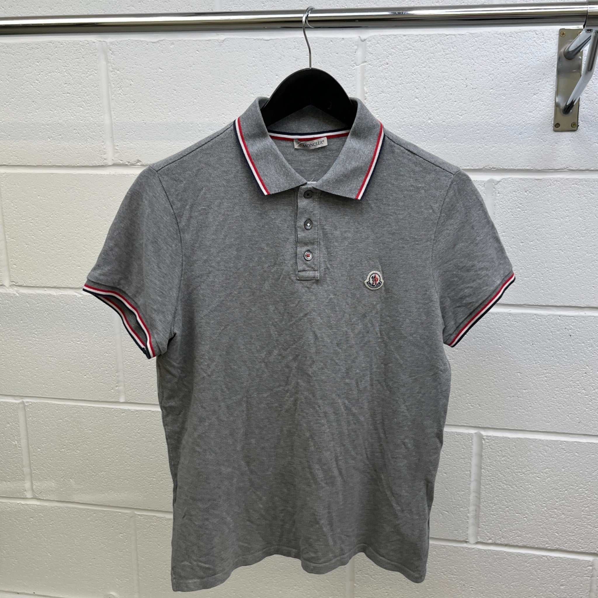 Men's Maglia Polo Shirt Grey Size M