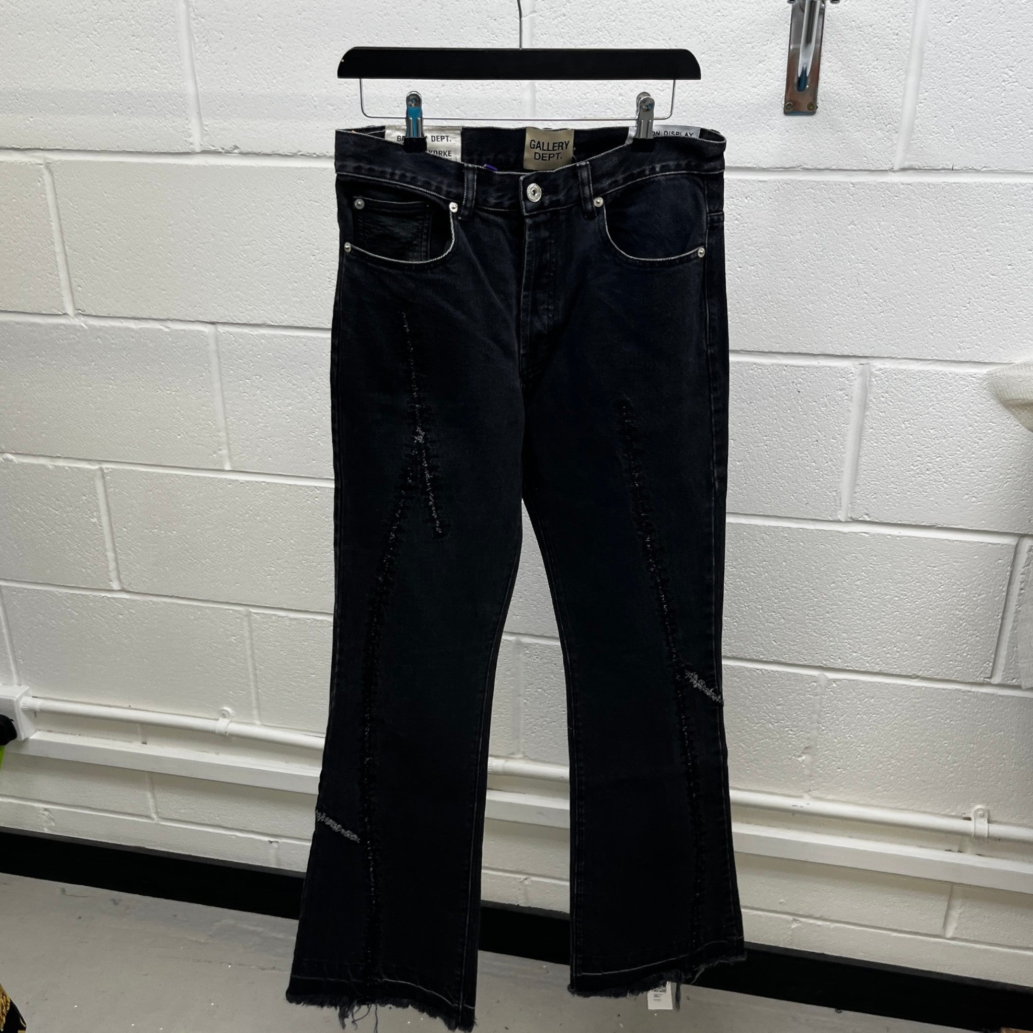 Men's Yorke Flared Jeans Black Size IT 48 / UK 32