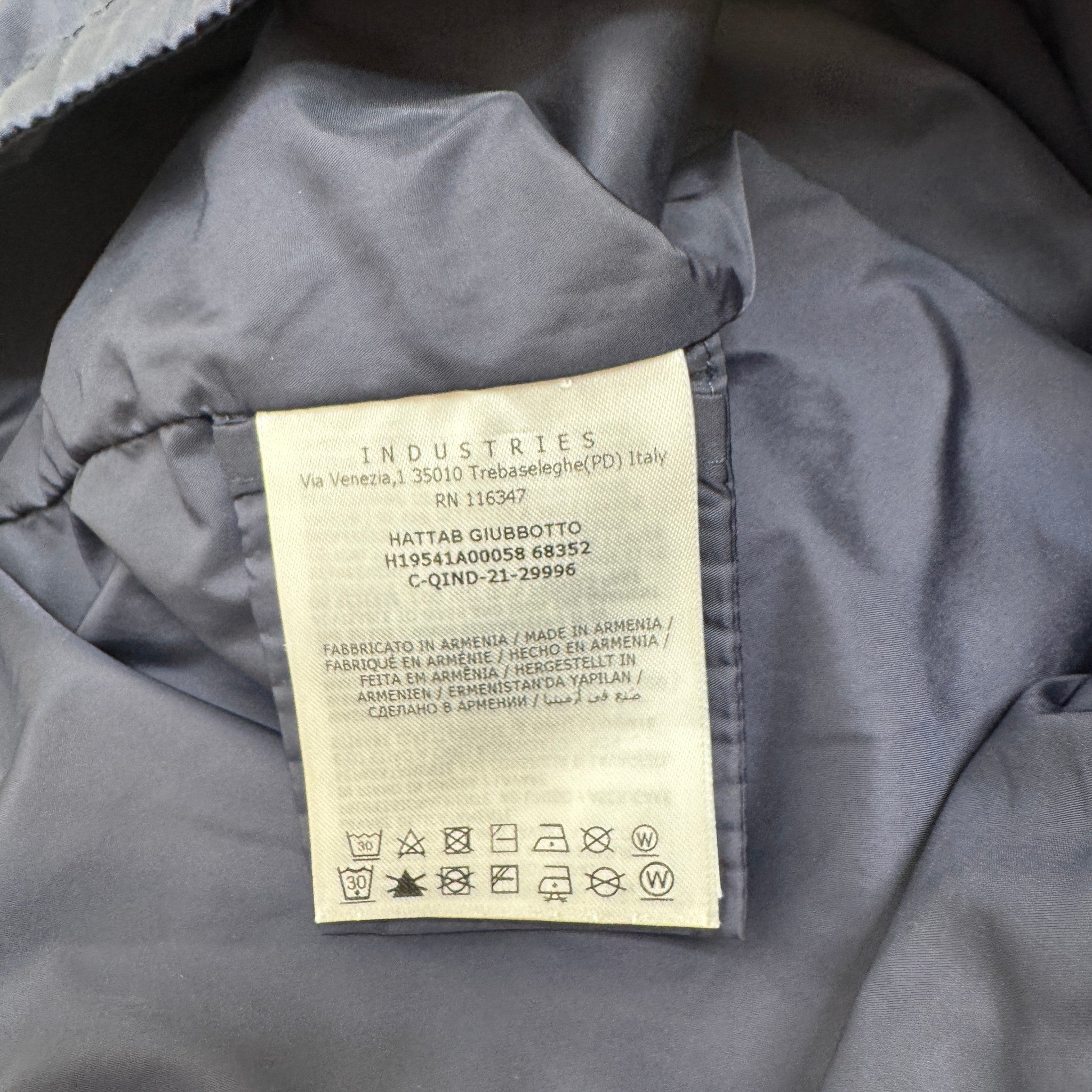 Men's Hattab Kids Age 4 Windbreaker Navy Size XXS