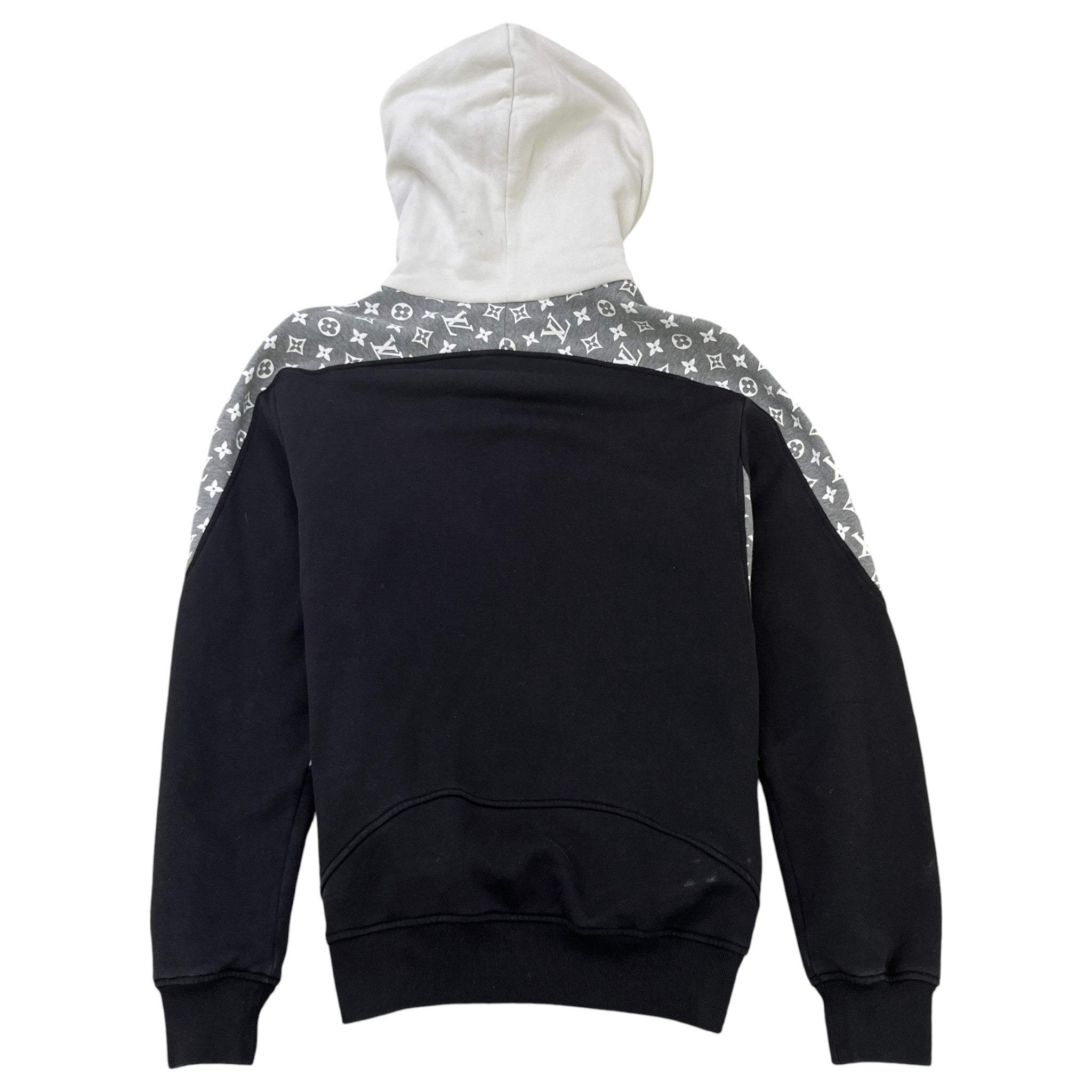 Men's Circle Monogram Hoodie White Size M