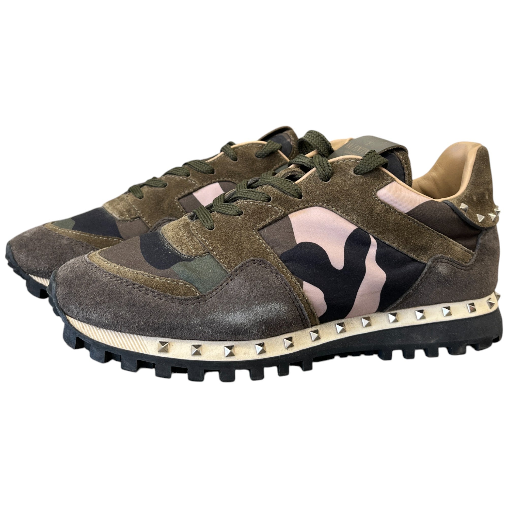 Women's Rockrunner Low Trainers Khaki Size EU 37 / UK 4