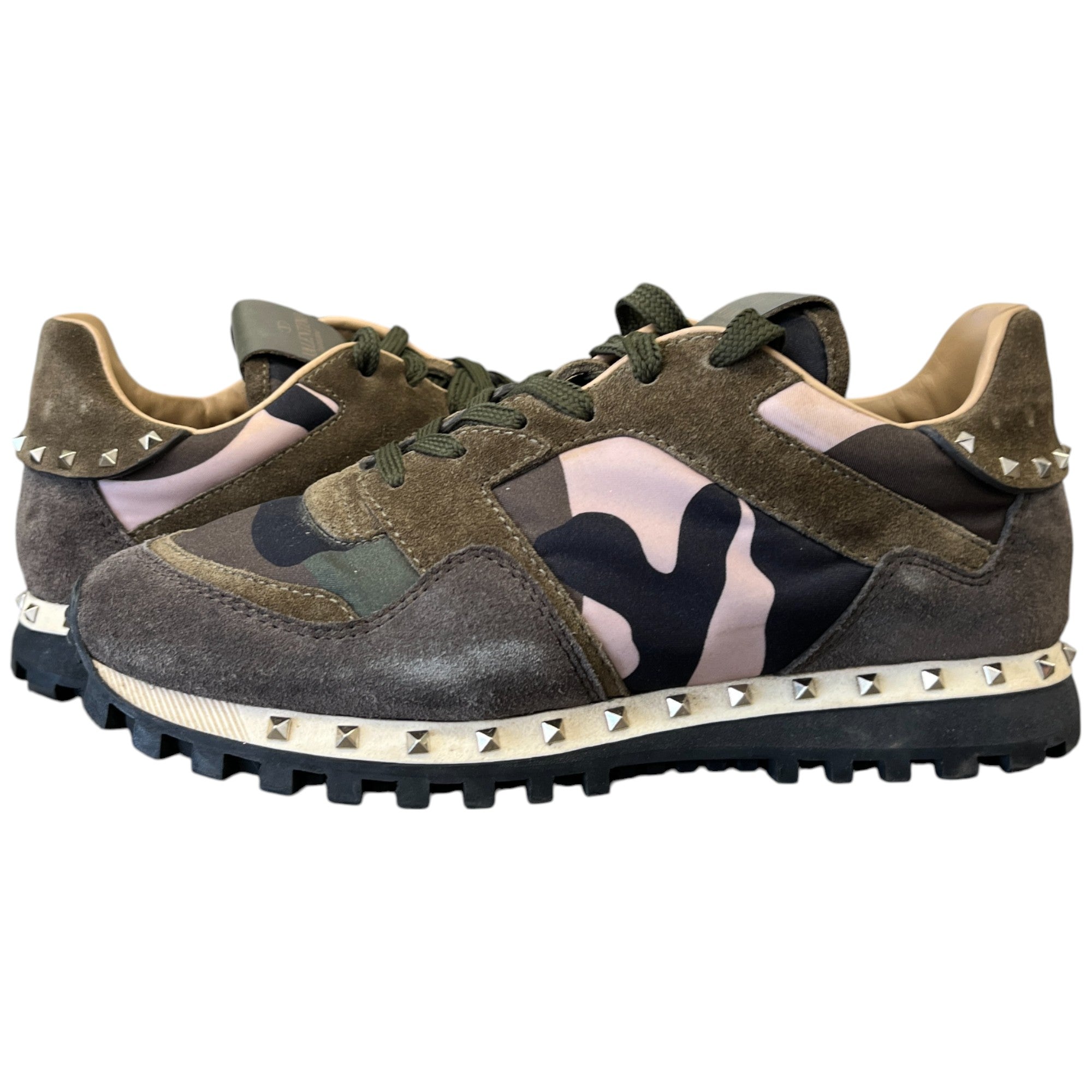 Women's Rockrunner Low Trainers Khaki Size EU 37 / UK 4