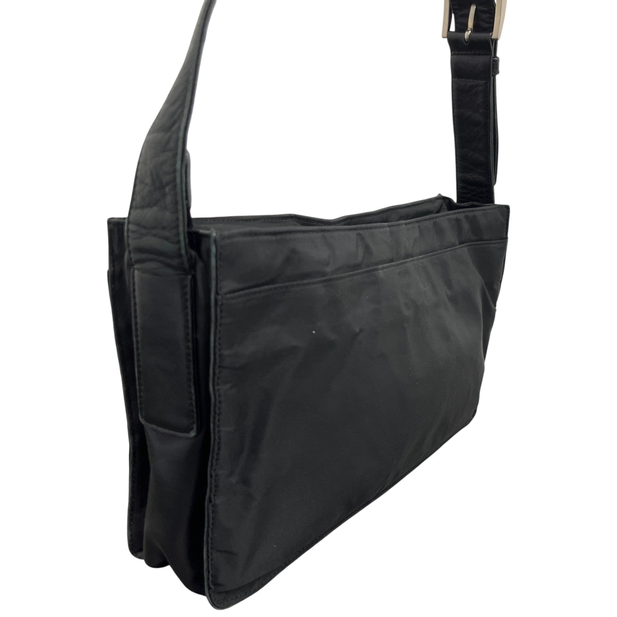 Women's Plaque Logo Bag Black